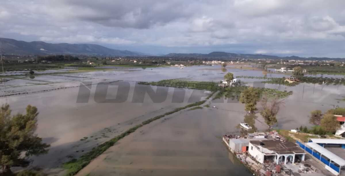 Καιρός – Ζάκυνθος: Οι πλημμύρες από drone – Κλειστά σχολεία και ανυπολόγιστες καταστροφές