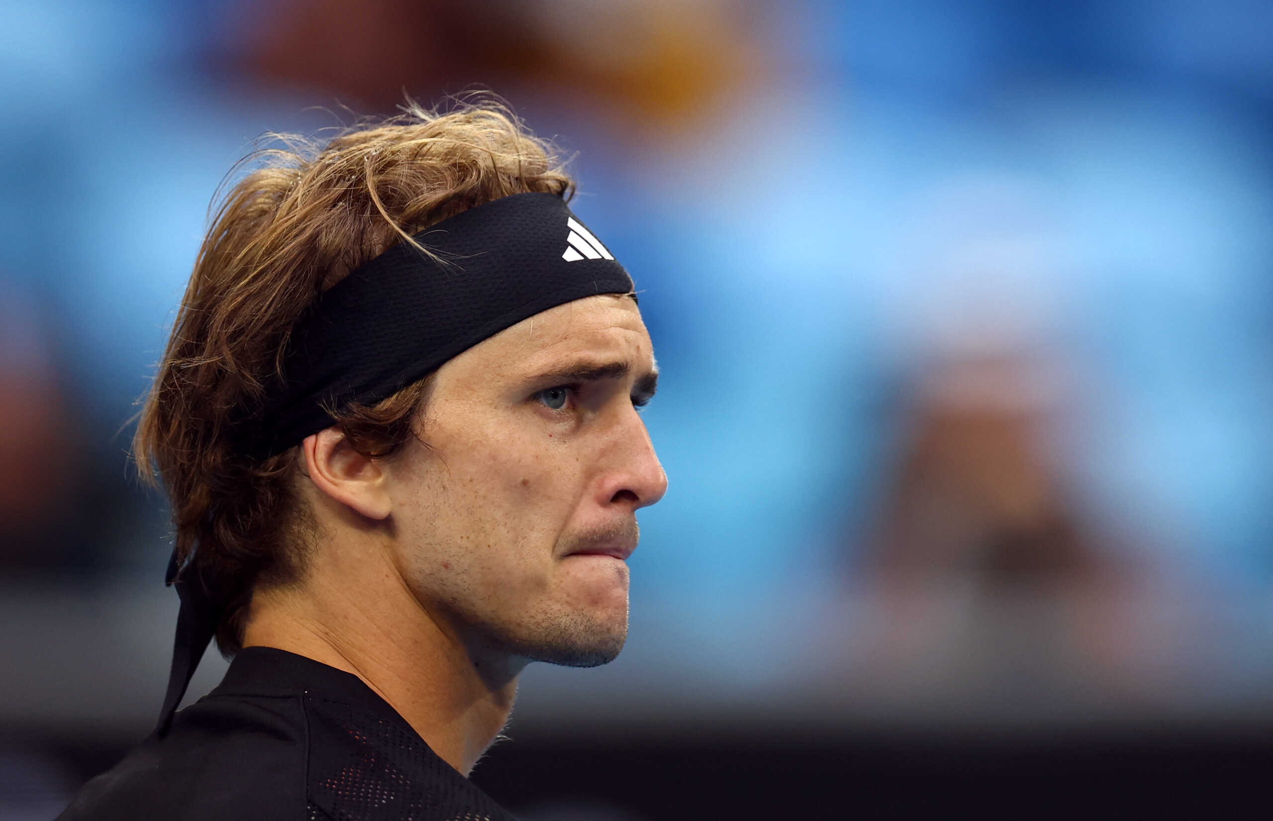 Tennis - Australian Open - Melbourne Park, Melbourne, Australia - January 19, 2023 Germany's Alexander Zverev during his second round match against Michael Mmoh of the U.S. REUTERS
