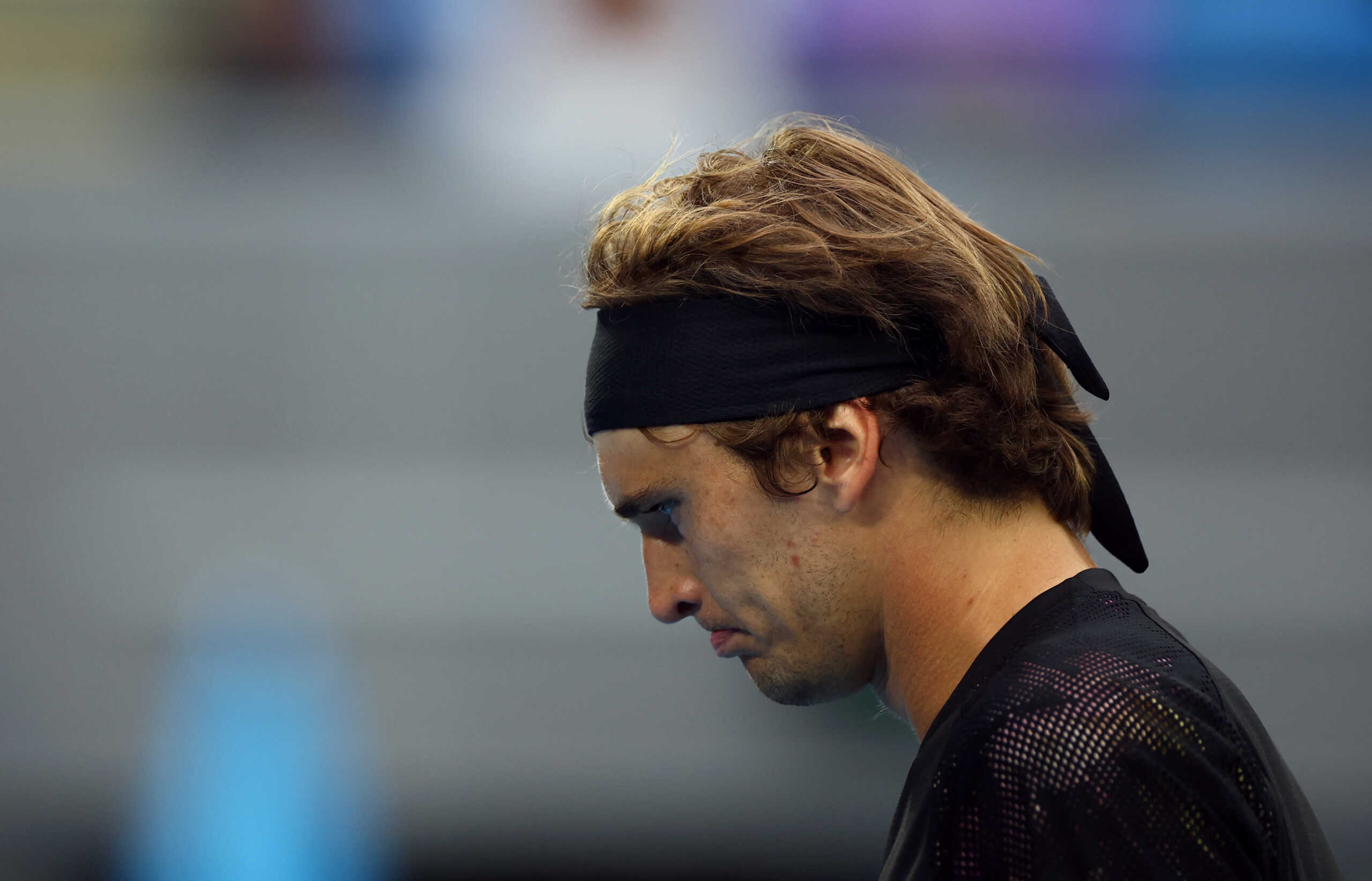Tennis - Australian Open - Melbourne Park, Melbourne, Australia - January 19, 2023 Germany's Alexander Zverev during his second round match against Michael Mmoh of the U.S. REUTERS