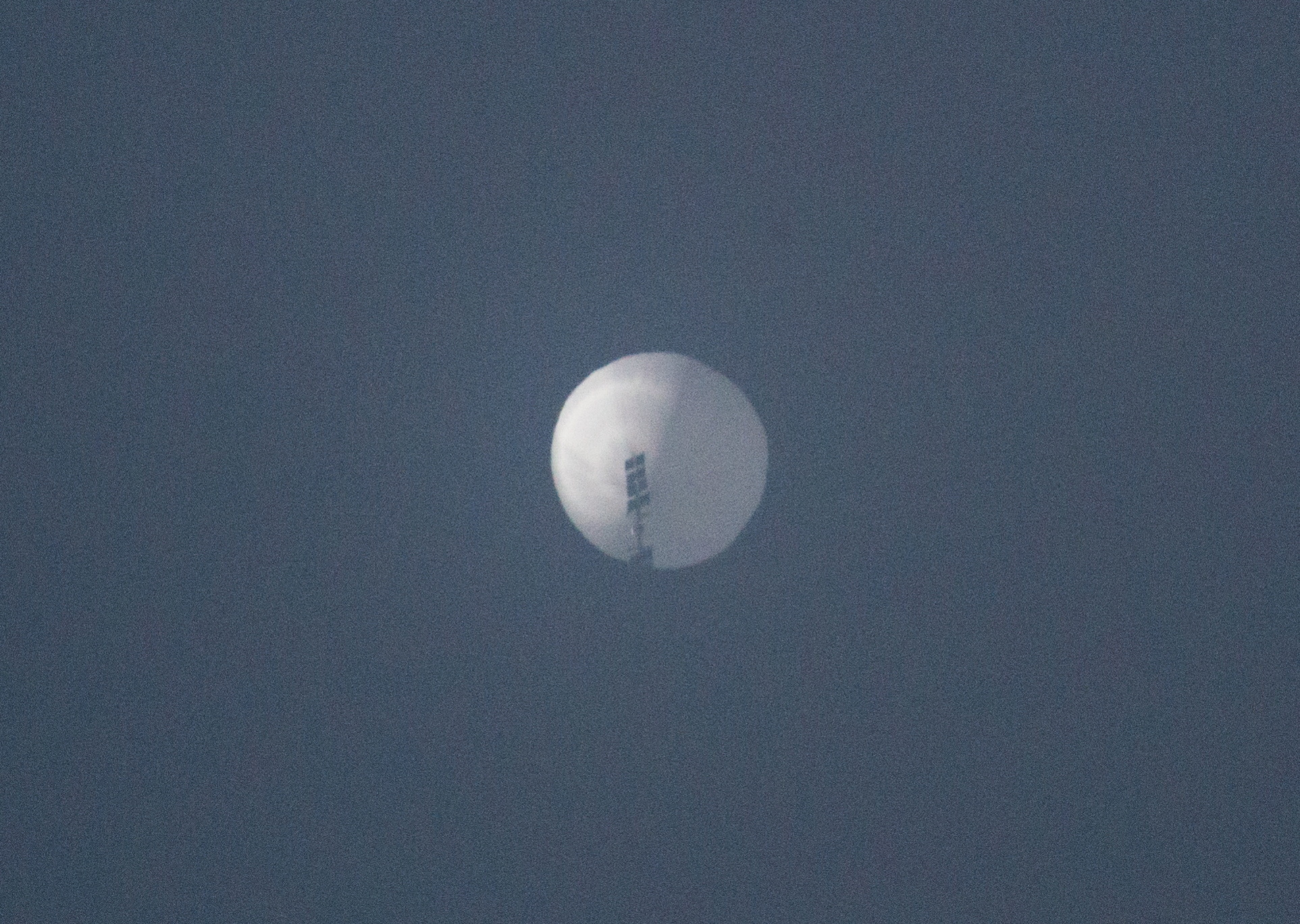 A balloon flies in the sky over Billings, Montana, U.S. February 1, 2023 in this picture obtained from social media. Chase Doak
