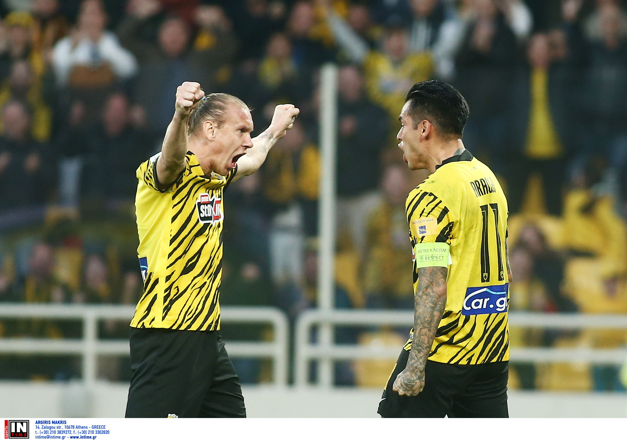 ΑΕΚ – Αστέρας Τρίπολης 2-0: Οι φάσεις και τα γκολ του 14×14 της Ένωσης στην «OPAP Arena»