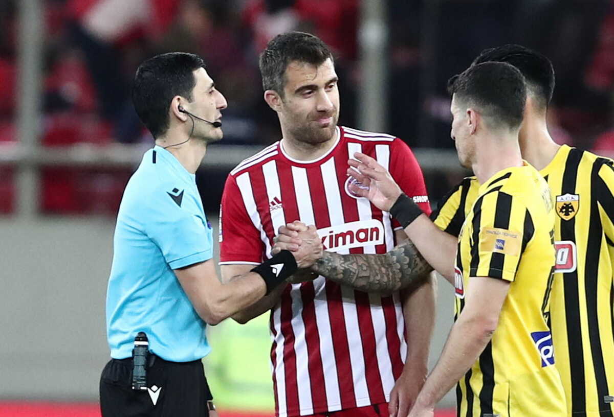 Ολυμπιακός – ΑΕΚ: Ο Αγκάγιεφ διαιτητής στη ρεβάνς για τα ημιτελικά του Κυπέλλου Ελλάδας
