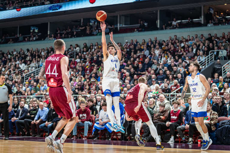 Λετονία – Ελλάδα 67-57: Φινάλε με ήττα για την εθνική μπάσκετ στα προκριματικά του Παγκοσμίου Κυπέλλου