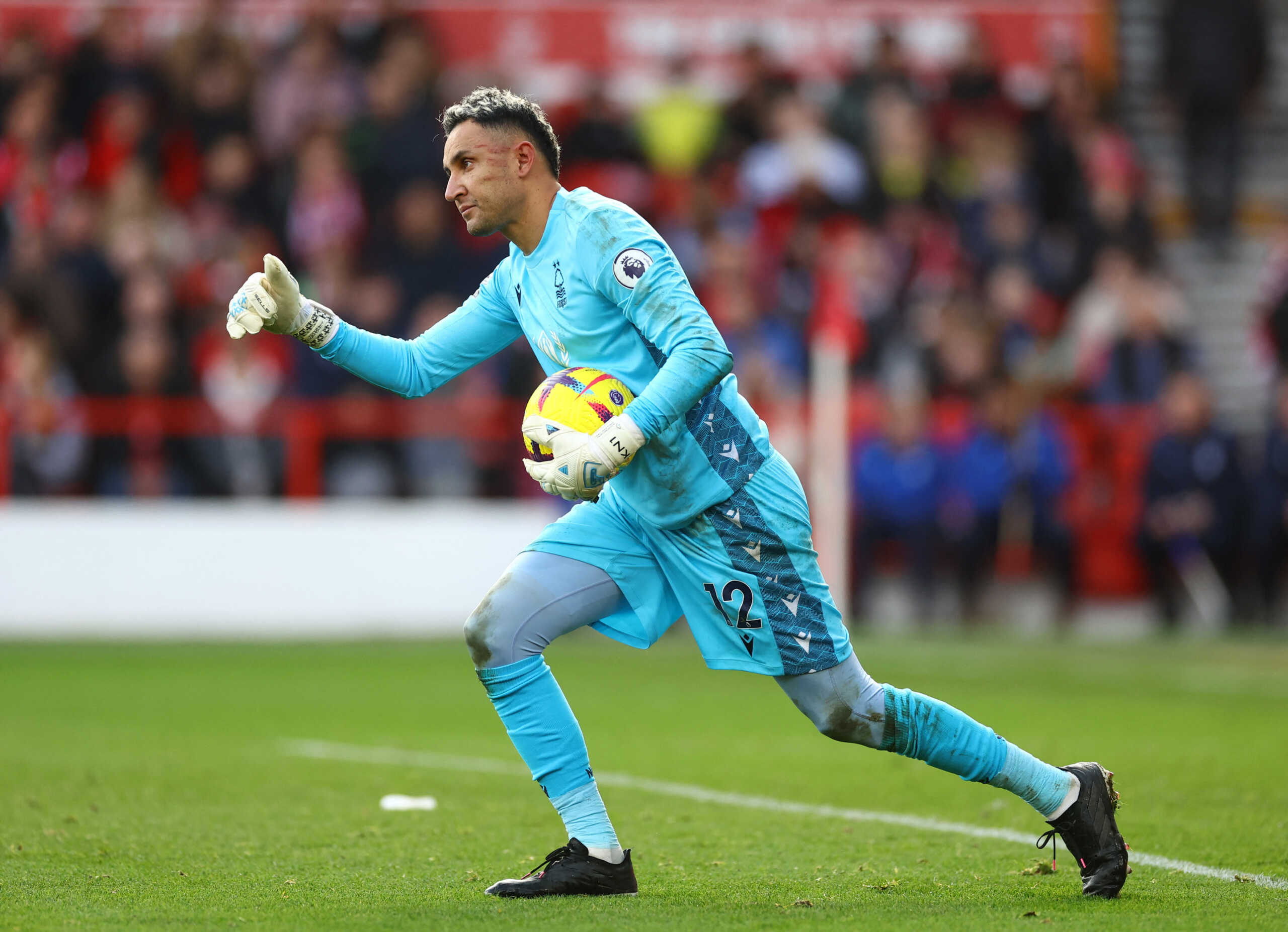 Soccer Football - Premier League - Nottingham Forest v Leeds United - The City Ground, Nottingham, Britain - February 5, 2023 Nottingham Forest's Keylor Navas in action REUTERS