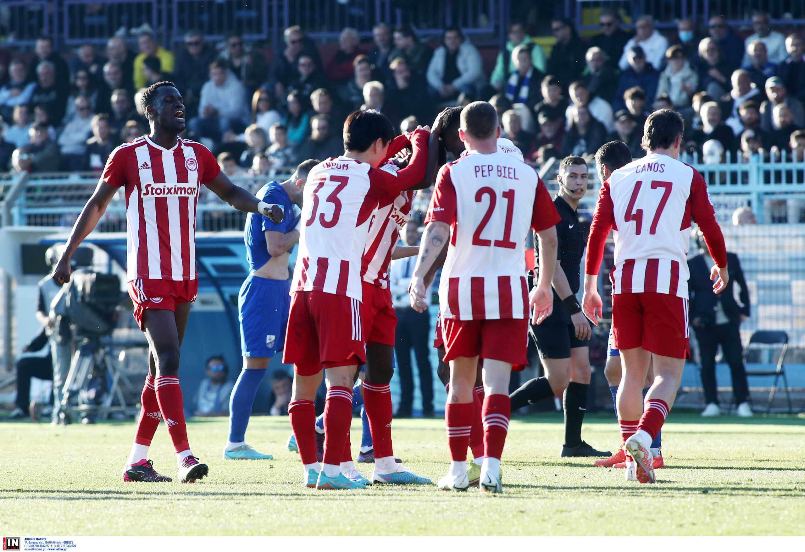 Λαμία – Ολυμπιακός 0-3: Εύκολο πέρασμα από την Φθιώτιδα