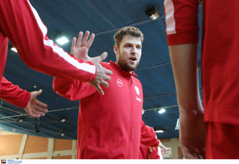 Ο Σάσα Βεζένκοφ του Ολυμπιακού MVP της 16ης αγωνιστικής στη Basket League