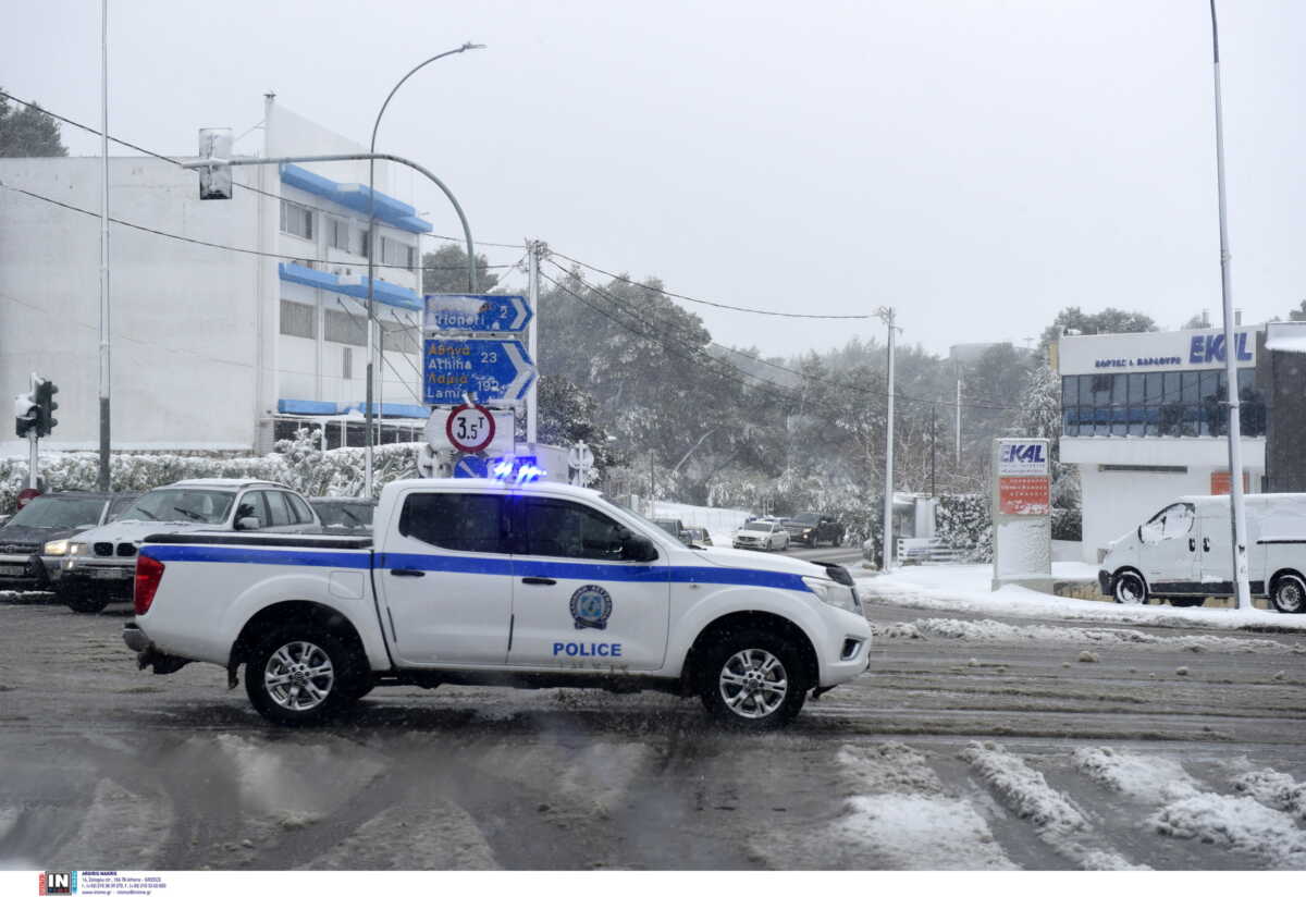 Λαμία: Μωρό έπαθε σπασμούς στα χιόνια και το έσωσαν αστυνομικοί και πυροσβέστες – Αγώνας δρόμου μέχρι το νοσοκομείο