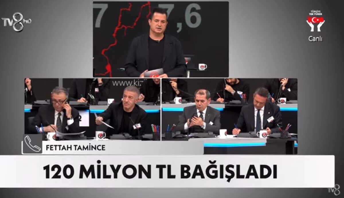 Σεισμός στην Τουρκία: Πάνω από 114 δισ. τουρκικές λίρες έχουν συγκεντρωθεί στον τηλεμαραθώνιο
