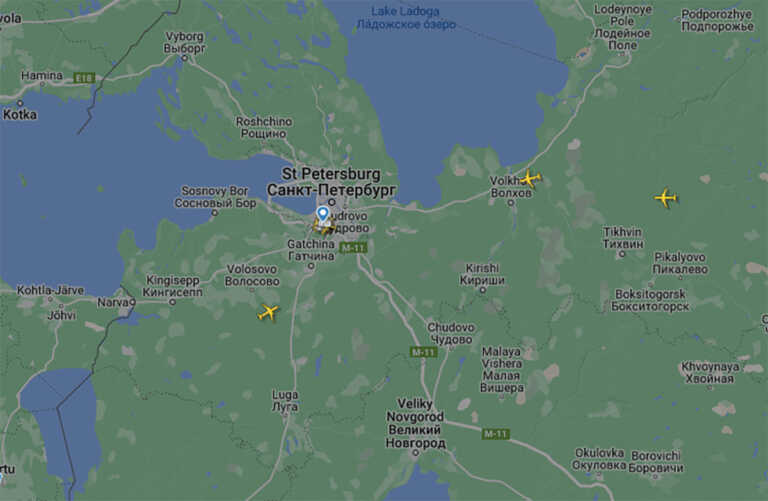 Ρωσία: Έκλεισε ο εναέριος χώρος πάνω από την Αγία Πετρούπολη λόγω ύποπτου ιπτάμενου αντικειμένου