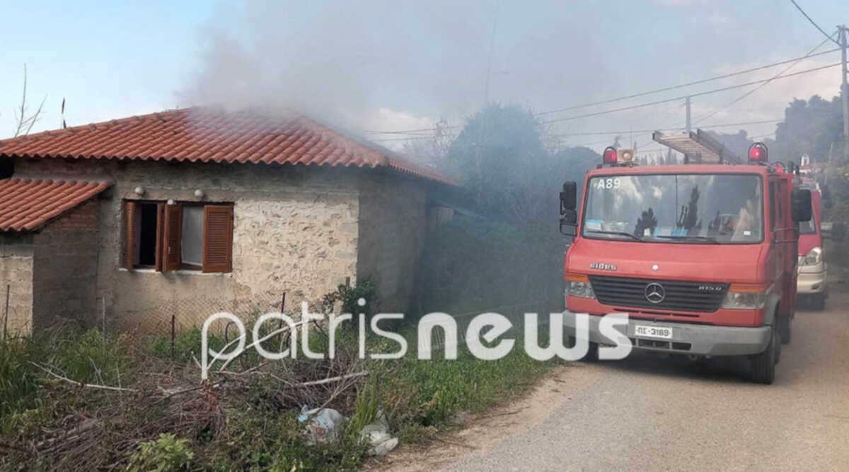 Ηλεία: Φωτιά σε σπίτι στο Ανεμοχώρι – Απεγκλωβίστηκε μια ηλικιωμένη