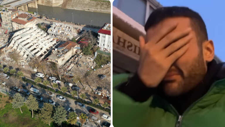 Ο πασίγνωστος Τούρκος χαμογελαστός σεφ Burak ξεσπά σε κλάματα μπροστά από τα ερείπια - «Σας παρακαλώ, βοηθήστε»