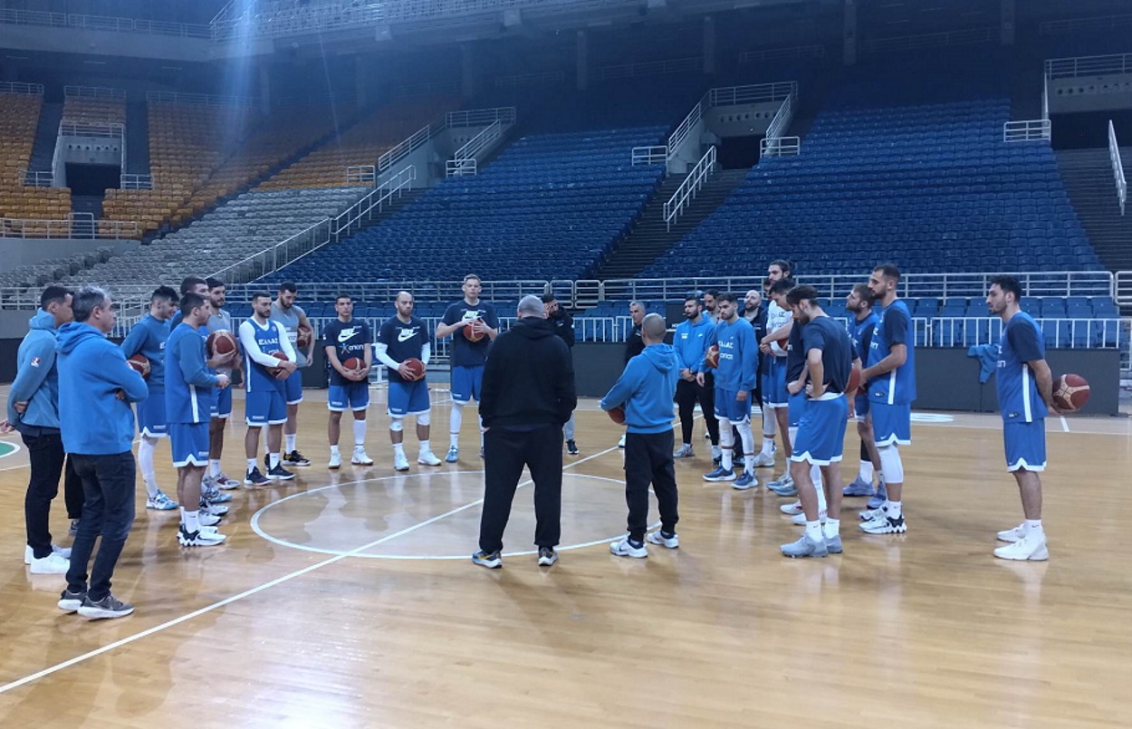Εθνική μπάσκετ: Παρόντες και οι 17 παίκτες στην πρώτη προπόνηση ενόψει Σερβίας και Λετονίας
