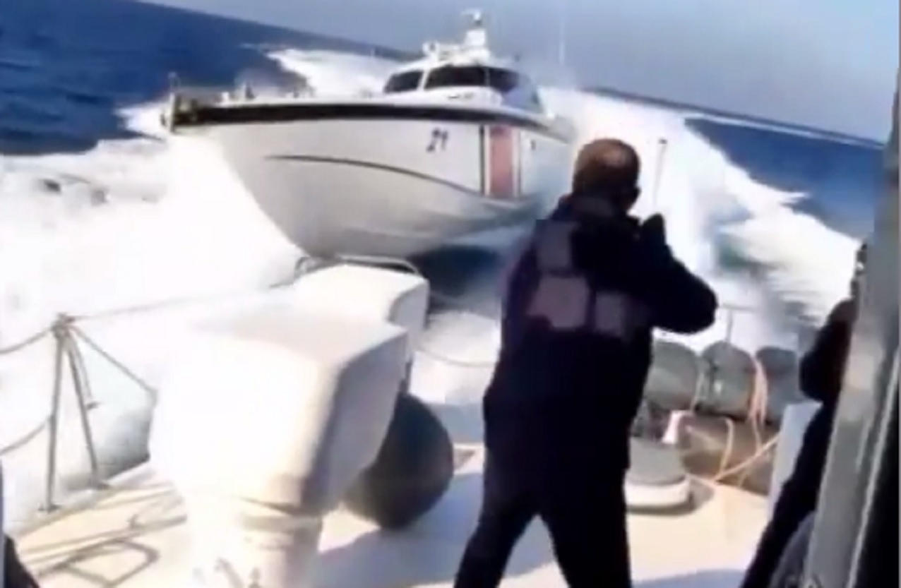 Φαρμακονήσι: Βίντεο – ντοκουμέντο από την προσπάθεια τουρκικής ακταιωρού να εμβολίσει σκάφος του Λιμενικού