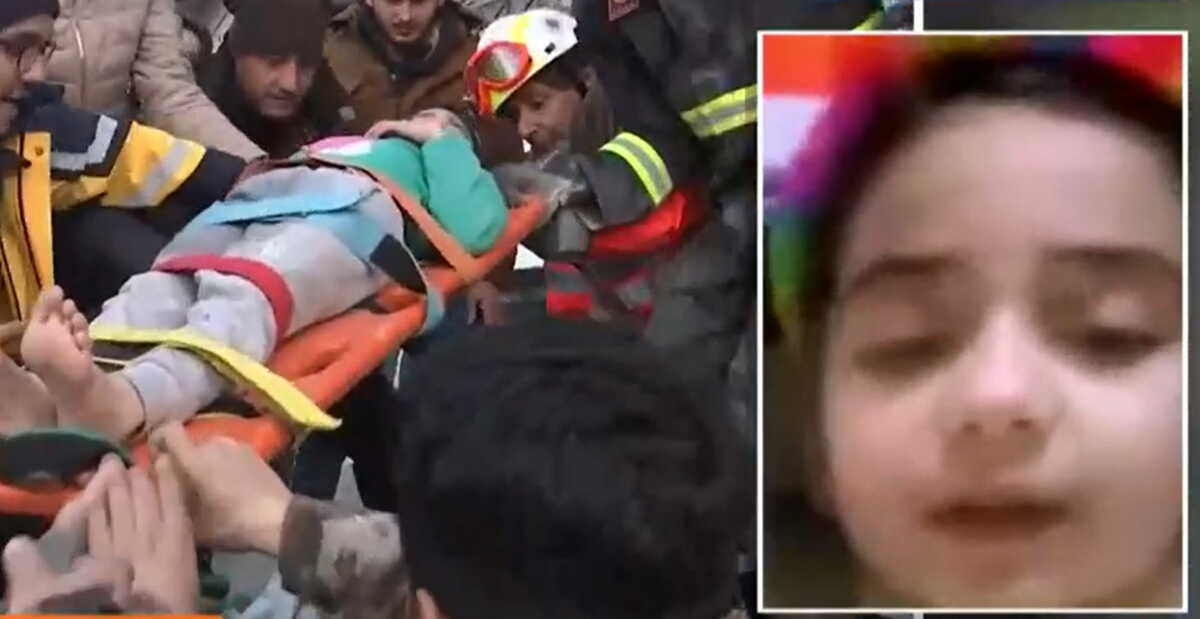 Σεισμός στην Τουρκία: «Ήμουν τυχερή που ήταν εκεί οι Έλληνες διασώστες» λέει η 6χρονη Φατμά