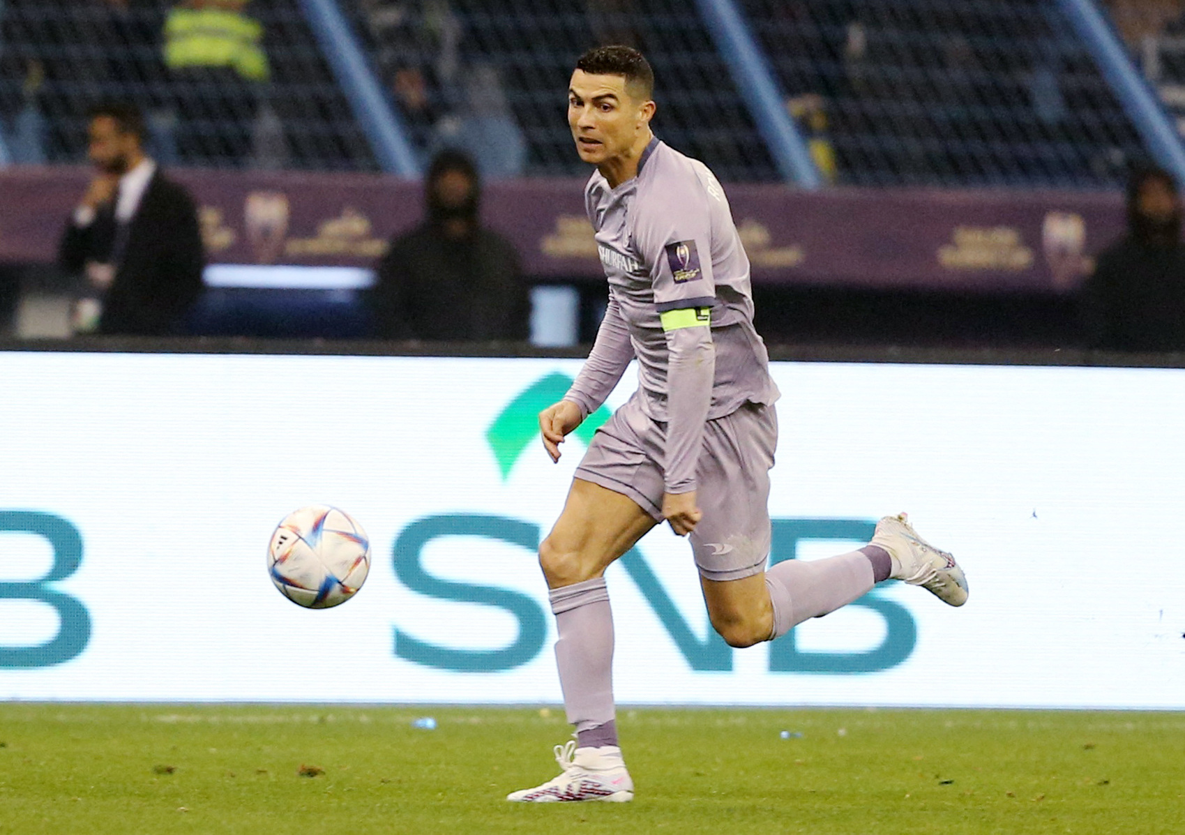 Soccer Football - Saudi Super Cup - Semi Final - Al Ittihad v Al Nassr - King Fahd International Stadium, Riyadh, Saudia Arabia - January 26, 2023 Al Nassr's Cristiano Ronaldo in action REUTERS