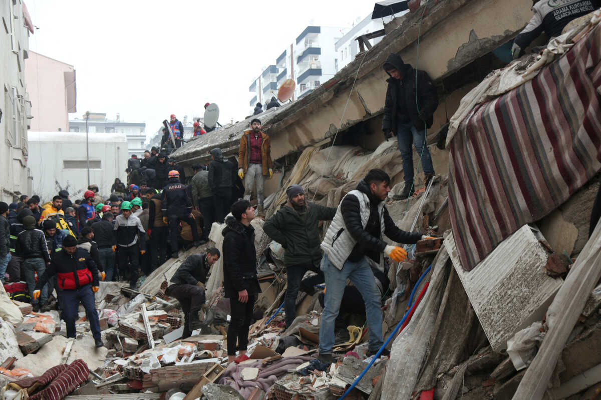 Ο σεισμός των 7,8 Ρίχτερ στην Τουρκία καταγράφηκε σε Δανία και Γροιλανδία