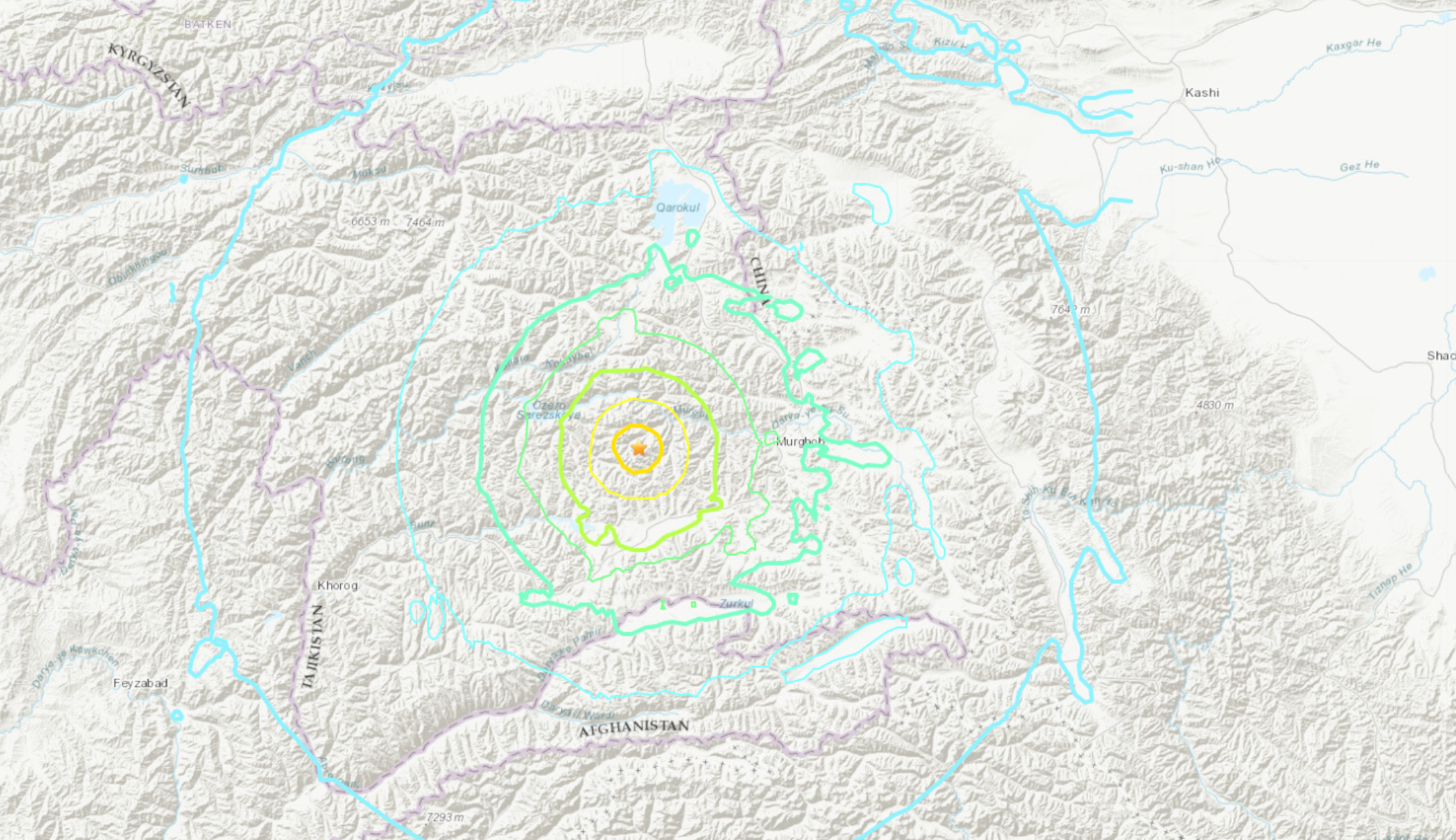 Τατζικιστάν: Σεισμός 6,8 Ρίχτερ κοντά στα σύνορα με την Κίνα – Απανωτοί μετασεισμοί έως και 5 Ρίχτερ