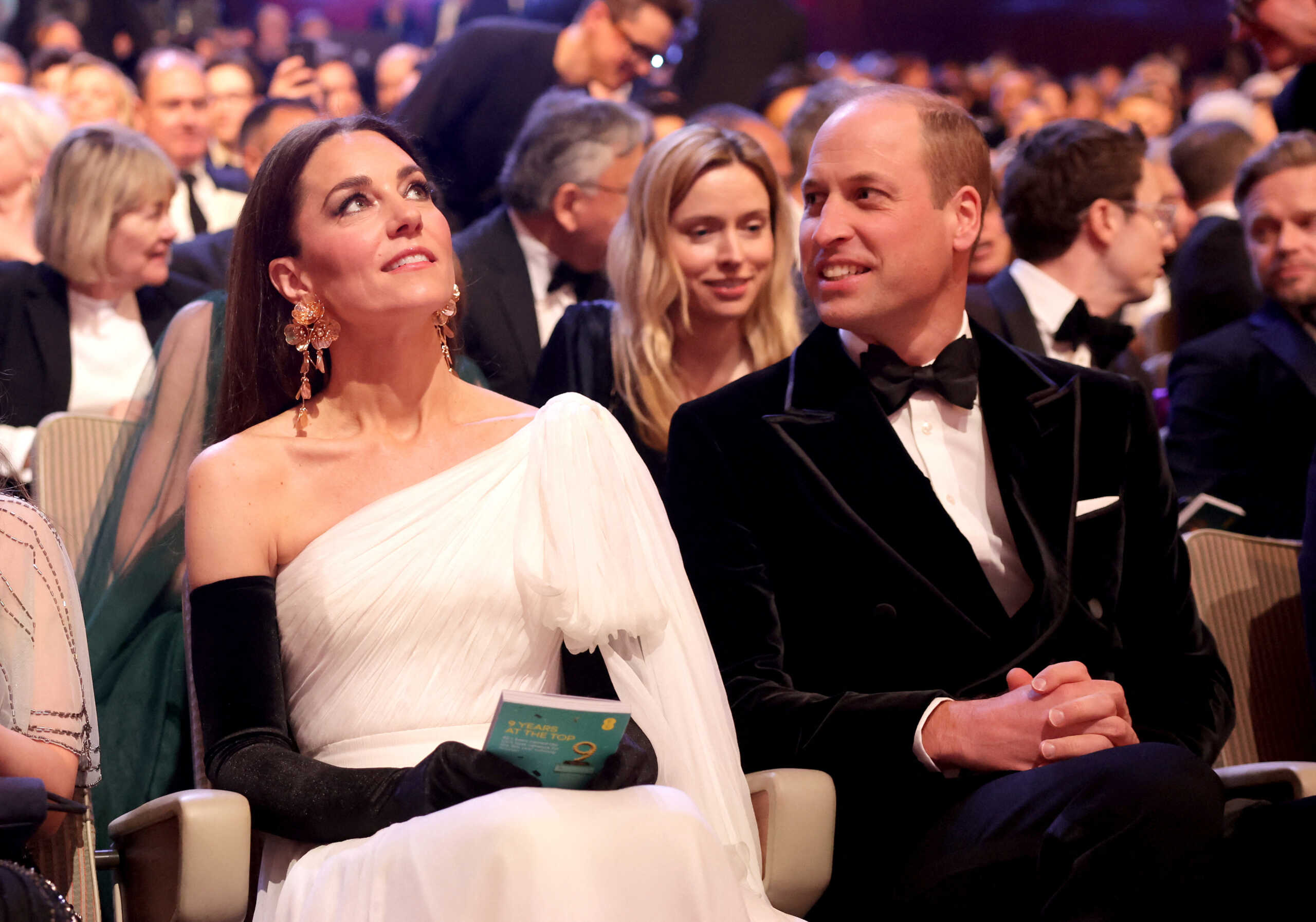 Britain's Prince William and Catherine, Princess of Wales, attend the EE BAFTA Film Awards 2023 at The Royal Festival Hall on February 19, 2023 in London, Britain. Chris Jackson