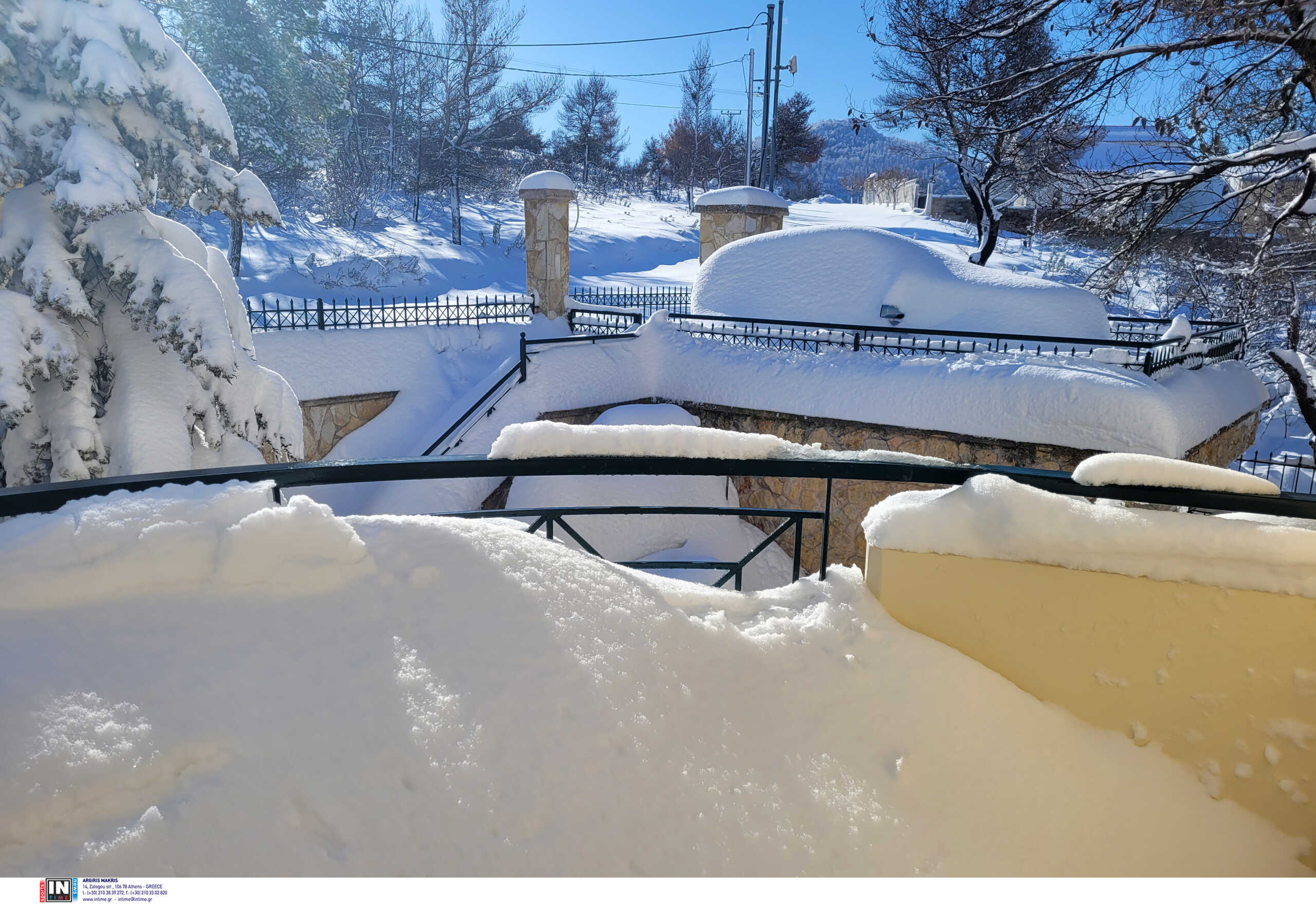 Meteo: Το χιόνι της κακοκαιρίας «Μπάρμπαρα» κάλυψε το 20% της ηπειρωτικής Ελλάδας