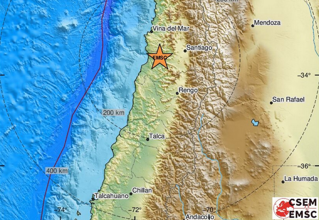 Σεισμός στη Χιλή στην πόλη Βαλπαραΐσο