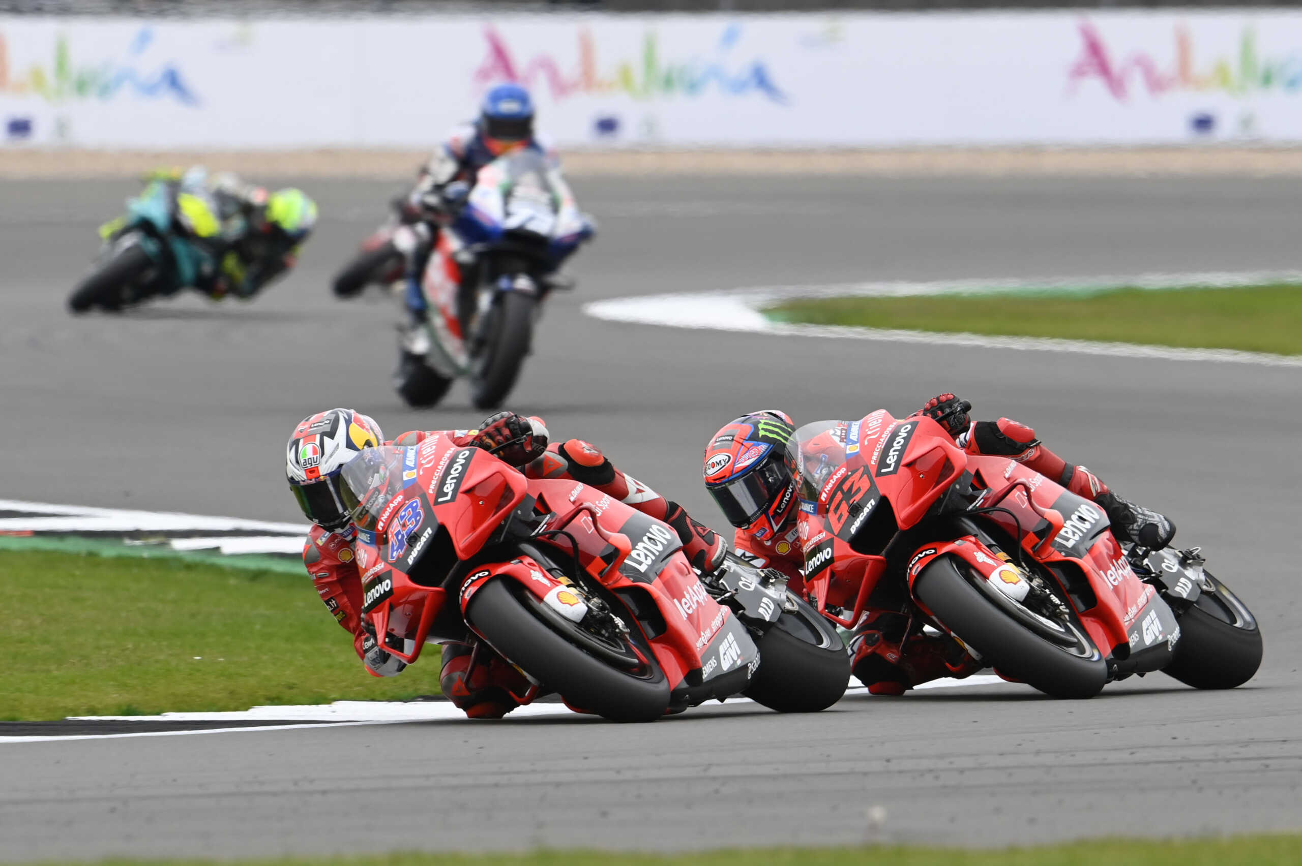 Jack Miller narrowly missed out on a podium place at the British Grand Prix, while Pol Espargaro was unable to convert his pole position into a victory as he finished in fifth position at Silverstone. Having secured his first pole of the season on Saturday, Repsol Honda rider Espargaro held onto his advantage at the start of the race but was ultimately unable to prevent Fabio Quartararo from securing a fifth win of the campaign.