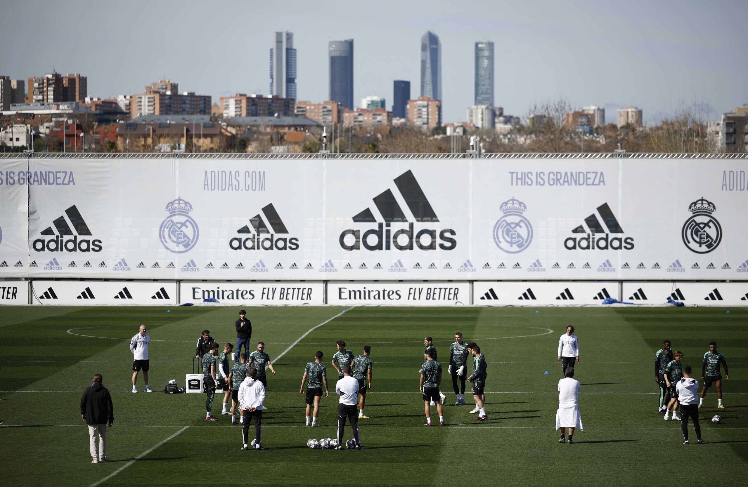 Soccer Football - Champions League - Real Madrid Training - Ciudad Real Madrid, Valdebebas, Madrid, Spain - March 14, 2023 General view during training REUTERS
