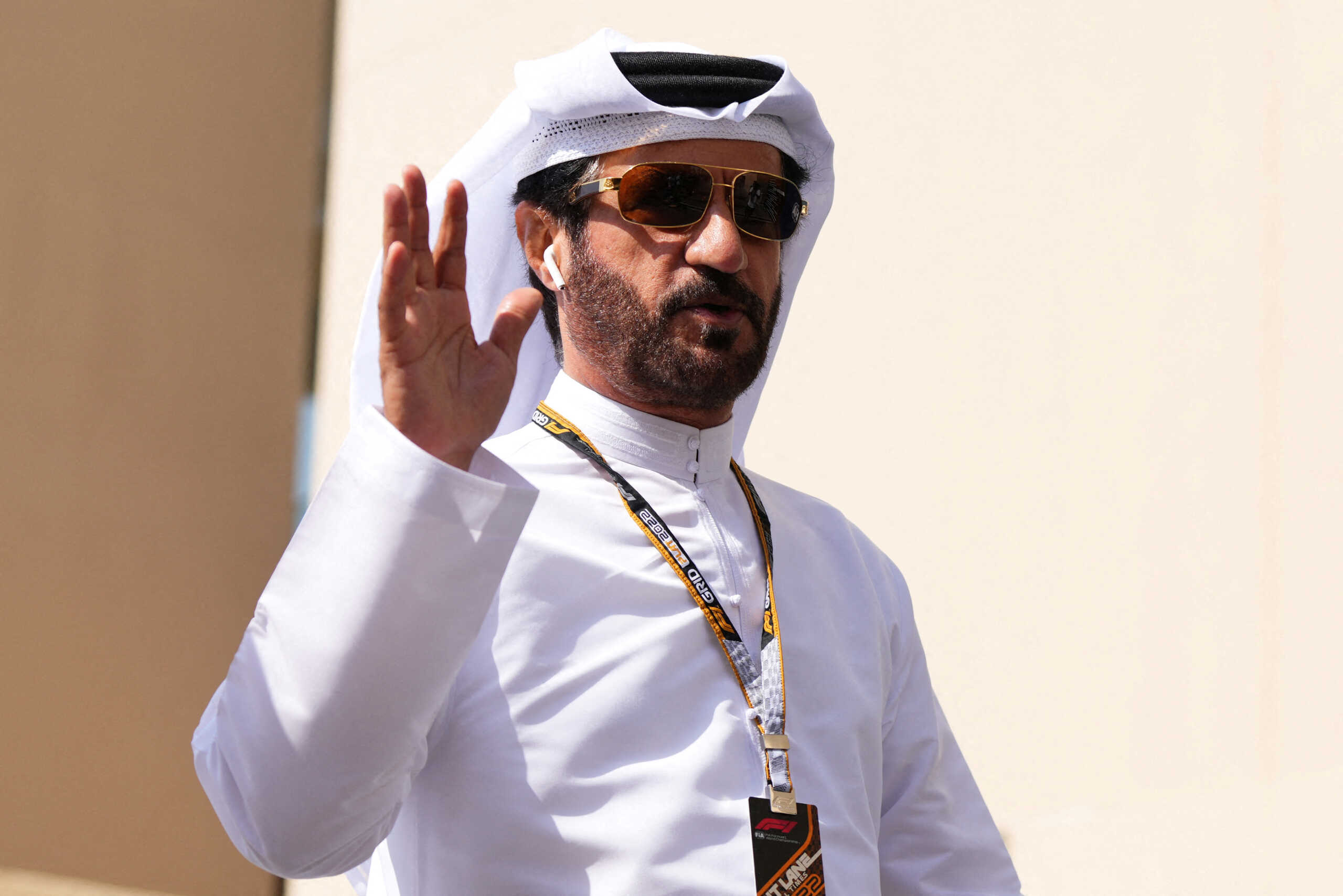 FILE PHOTO: Formula One F1 - Abu Dhabi Grand Prix - Yas Marina Circuit, Abu Dhabi, United Arab Emirates - November 19, 2022 FIA president Mohammed Ben Sulayem REUTERS