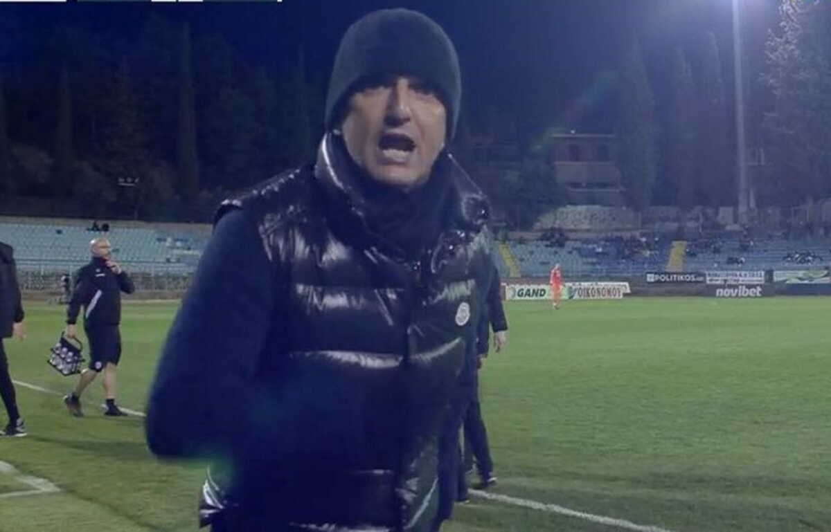 Ο Ραζβάν Λουτσέσκου ξέσπασε ζητώντας πέναλτι υπέρ του ΠΑΟΚ σε χέρι του Αντέτζο και γύρισε προς την κάμερα