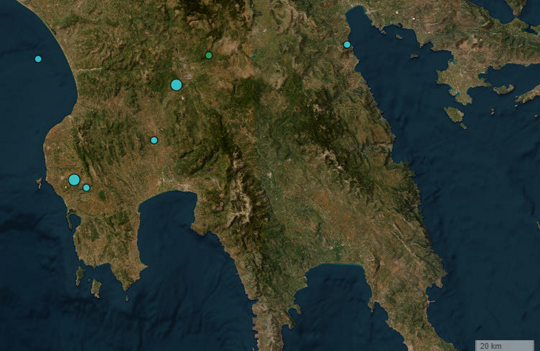Σεισμός 3,4 Ρίχτερ στoν Μελιγαλά – Ρηχό το εστιακό βάθος
