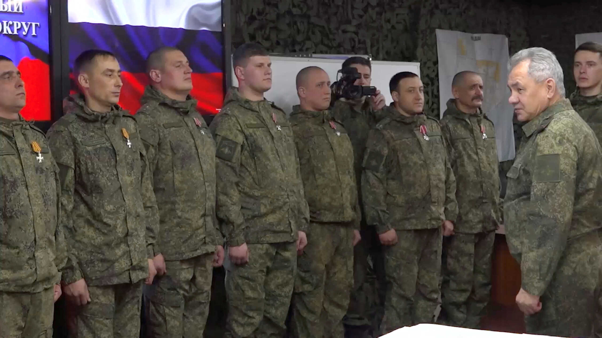 A still image from video, released by Russia's Defence Ministry, shows Defence Minister Sergei Shoigu during what it said to be inspection of a forward command post of Russian armed forces deployed in Ukraine, at an unknown location in the course of Russia-Ukraine conflict, in this image taken from handout footage released March 4, 2023. Russian Defence Ministry