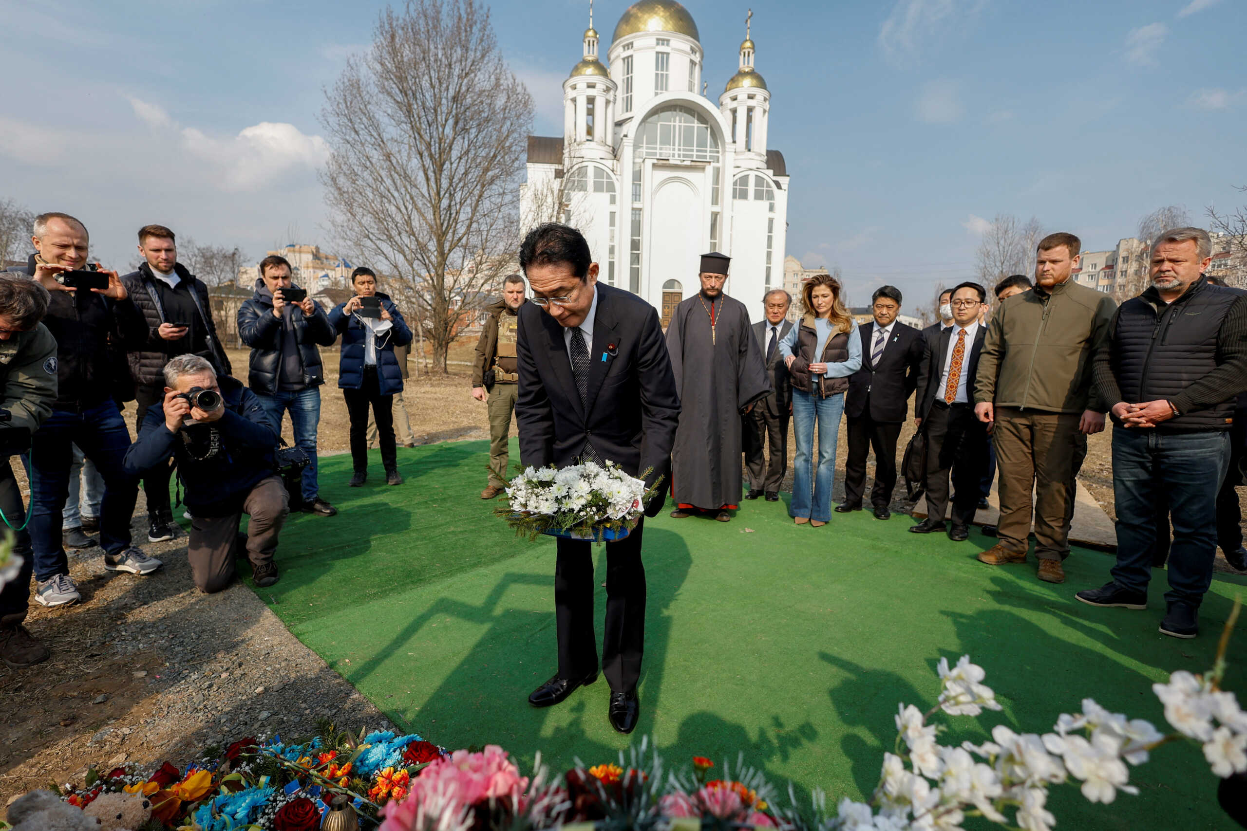 Ουκρανία: Πρώτη επίσκεψη Ιάπωνα πρωθυπουργού σε εμπόλεμη ζώνη μετά τον Β’ Παγκόσμιο Πόλεμο