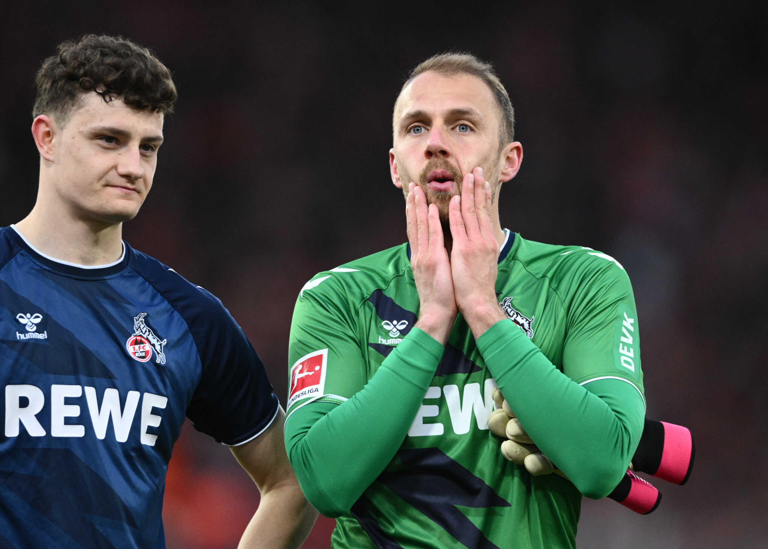 Soccer Football - Bundesliga - 1.FC Union Berlin v FC Cologne - Stadion An der Alten Forsterei, Berlin, Germany - March 4, 2023 FC Cologne's Marvin Schwabe reacts after the match REUTERS