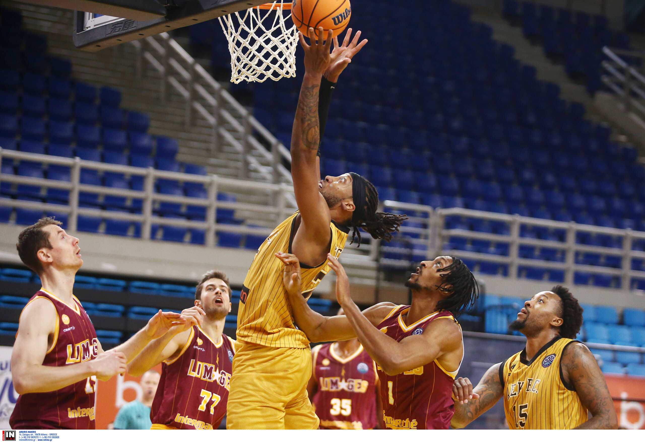 Λιμόζ – ΑΕΚ 63-69: Σπουδαίο διπλό για την Ένωση στο Basketball Champions League
