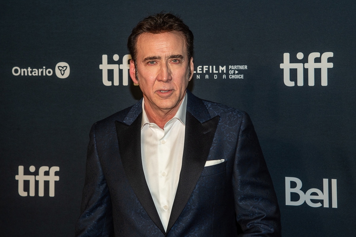 epa10174825 US actor and cast member Nicolas Cage arrives for the screening of the movie 'The Butcher's Crossing' during the 47th annual Toronto International Film Festival (TIFF) in Toronto, Canada, 09 September 2022.  EPA
