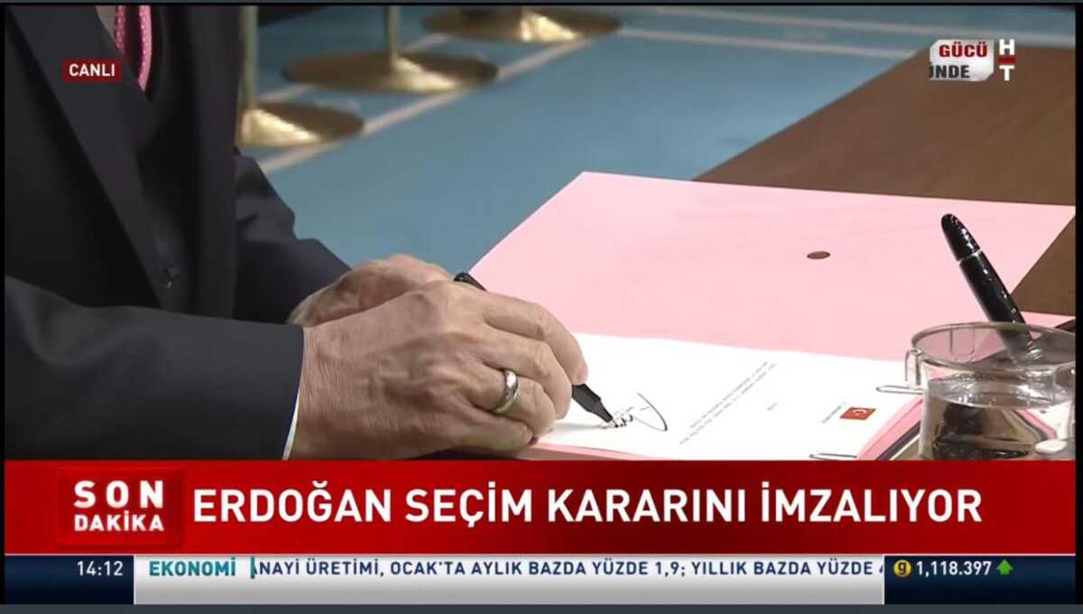 Εκλογές στις 14 Μαΐου στην Τουρκία – Υπέγραψε το διάταγμα ο Ερντογάν