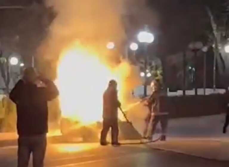  Ένταση και χρήση χημικών στη Νέα Φιλαδέλφεια μετά το τέλος του αγώνα