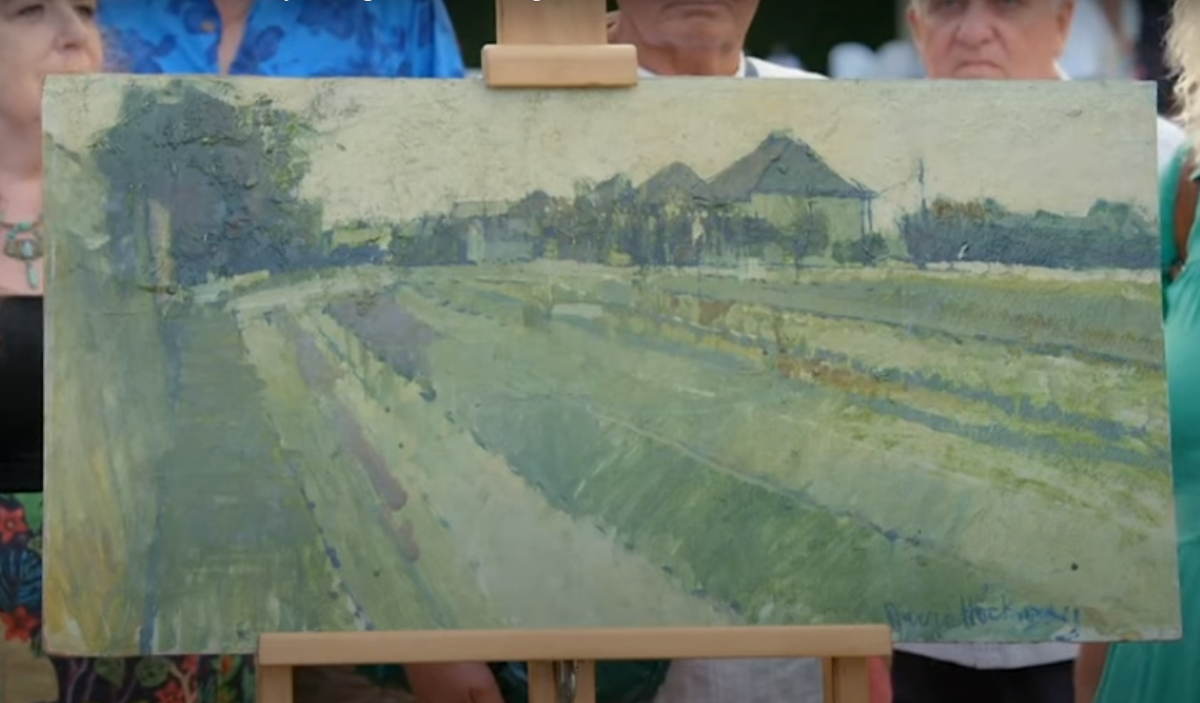 Πίνακας ζωγραφικής του Ντέιβιντ Χόκνεϊ ανακαλύφθηκε τυχαία κατά τη διάρκεια τηλεοπτικής εκπομπής