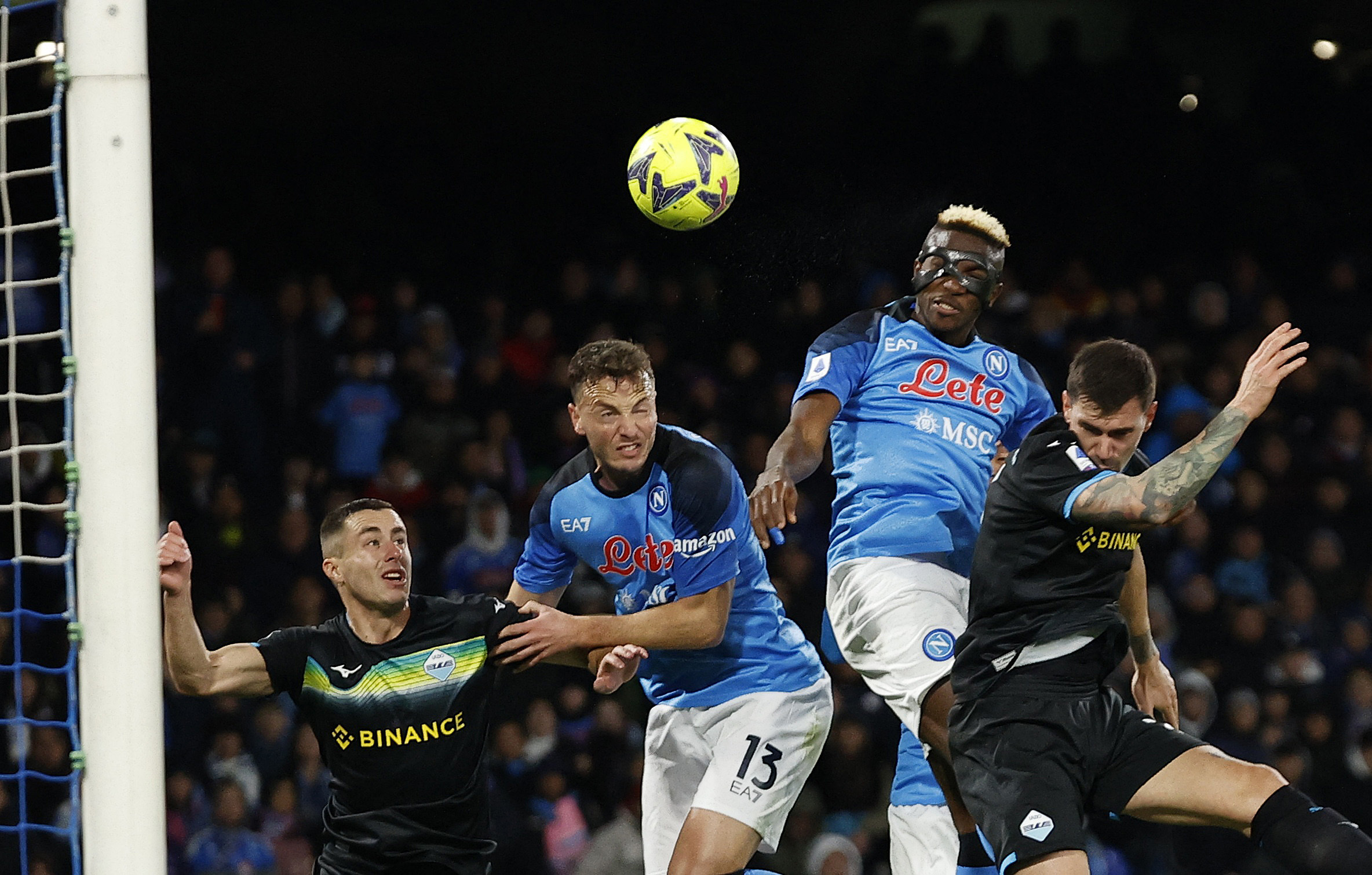 Soccer Football - Serie A - Napoli v Lazio - Stadio Diego Armando Maradona, Naples, Italy - March 3, 2023 Napoli's Victor Osimhen in action REUTERS