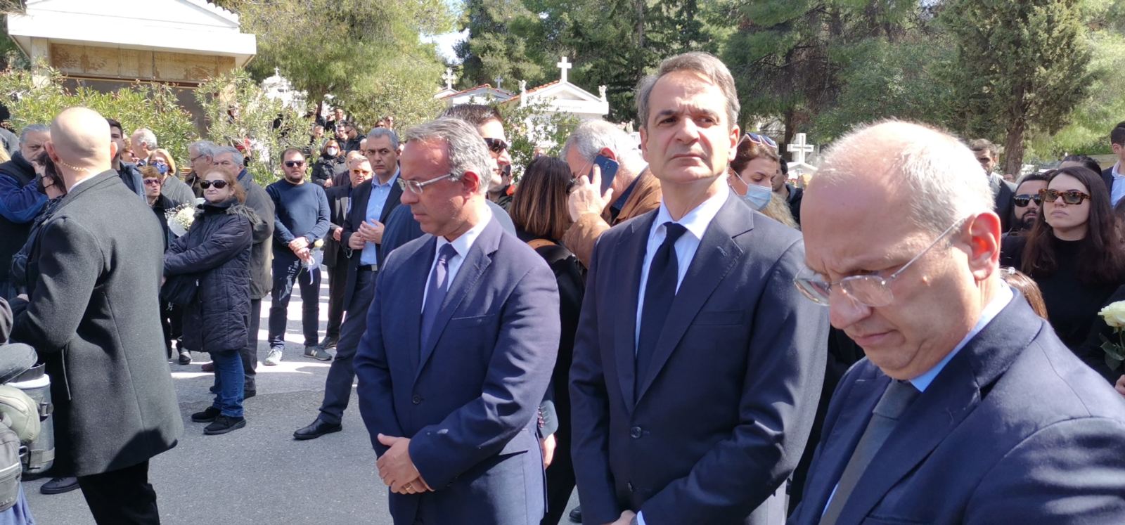 Τέμπη: Το τελευταίο αντίο στον μηχανοδηγό της εμπορικής αμαξοστοιχίας – Στην κηδεία ο Κυριάκος Μητσοτάκης