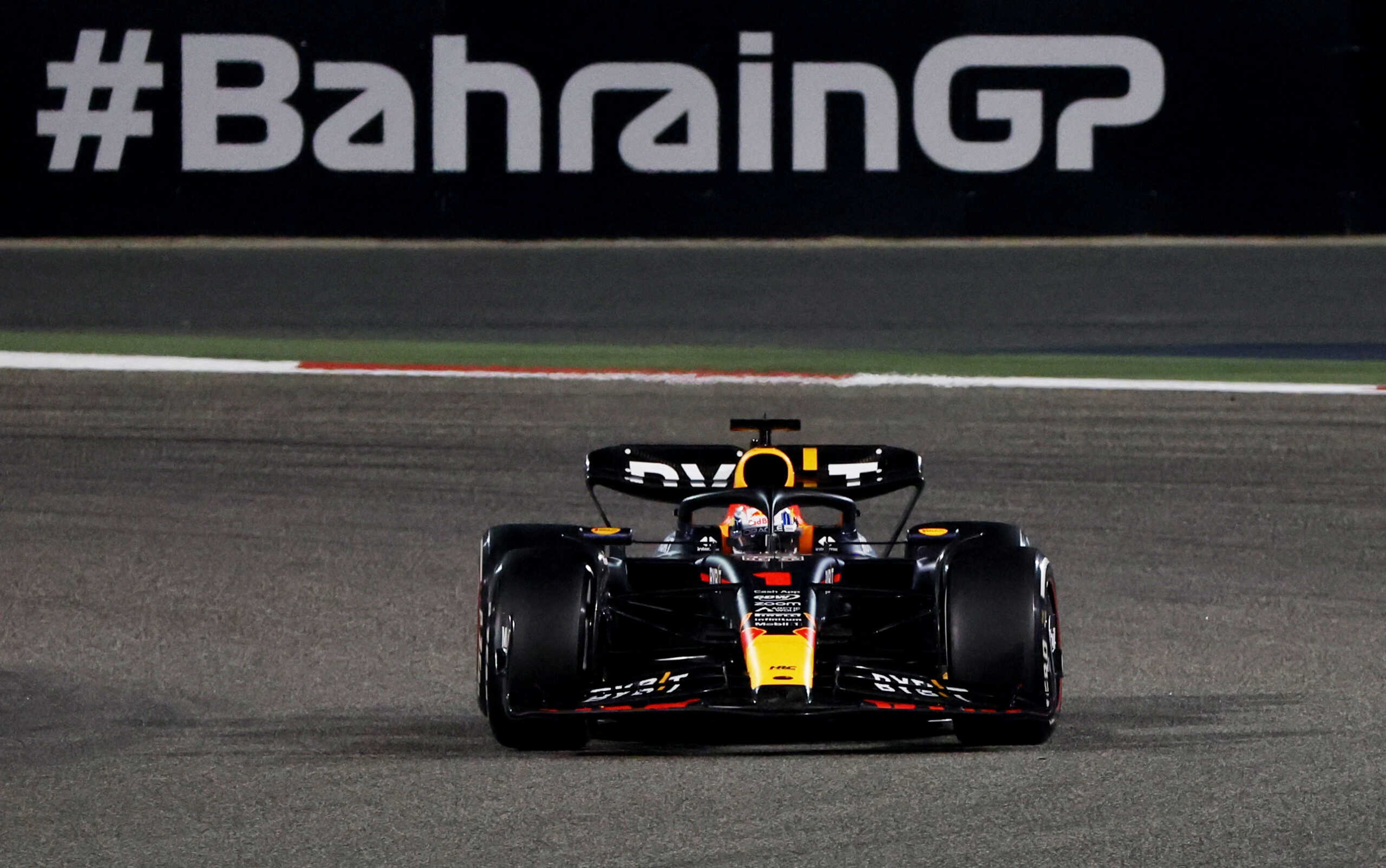 Formula One F1 - Bahrain Grand Prix - Bahrain International Circuit, Sakhir, Bahrain - March 5, 2023 Red Bull's Max Verstappen in action during the race REUTERS