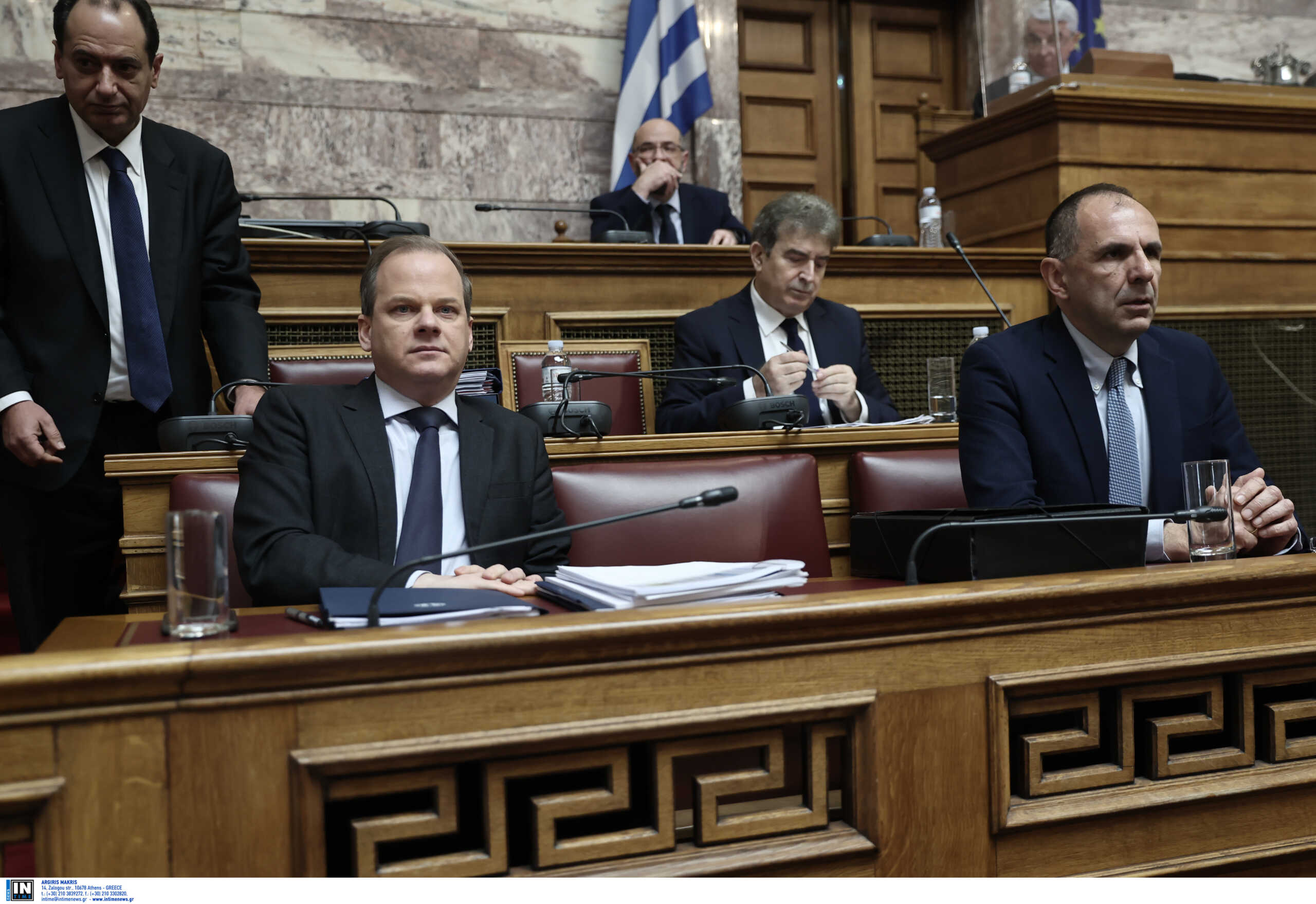 ÅÉÄÉÊÇ ÌÏÍÉÌÇ ÅÐÉÔÑÏÐÇ ÈÅÓÌÙÍ ÊÁÉ ÄÉÁÖÁÍÅÉÁÓ èá óõíåäñéÜóåé ìå èÝìá çìåñÞóéáò äéÜôáîçò:Áêñüáóç, ìå áöïñìÞ ôçí ôñáãùäßá ôùí Ôåìðþí, ôùí ðñþçí Õðïõñãþí Õðïäïìþí êáé Ìåôáöïñþí ê.ê. Êùíóôáíôßíïõ Á÷. ÊáñáìáíëÞ, ×ñÞóôïõ Óðßñôæç êáé Ìé÷Üëç ×ñõóï÷ïÀäç, êáèþò êáé ôïõ Õðïõñãïý Åðéêñáôåßáò áñìïäßïõ êáé ãéá æçôÞìáôá Õðïäïìþí êáé Ìåôáöïñþí ê. Ãåþñãéïõ Ãåñáðåôñßôç, êáôÜ ôï Üñèñï 43Á óå óõíäõáóìü ìå ôï Üñèñï 41Á ôïõ Êáíïíéóìïý ôçò ÂïõëÞò, ó÷åôéêÜ ìå ôçí ðïñåßá êáé ôçí åîÝëéîç ôùí Ýñãùí ôçò óýìâáóçò 717 ãéá ôçí ôçëåäéïßêçóç ââ¬â óçìáôïäüôçóç.