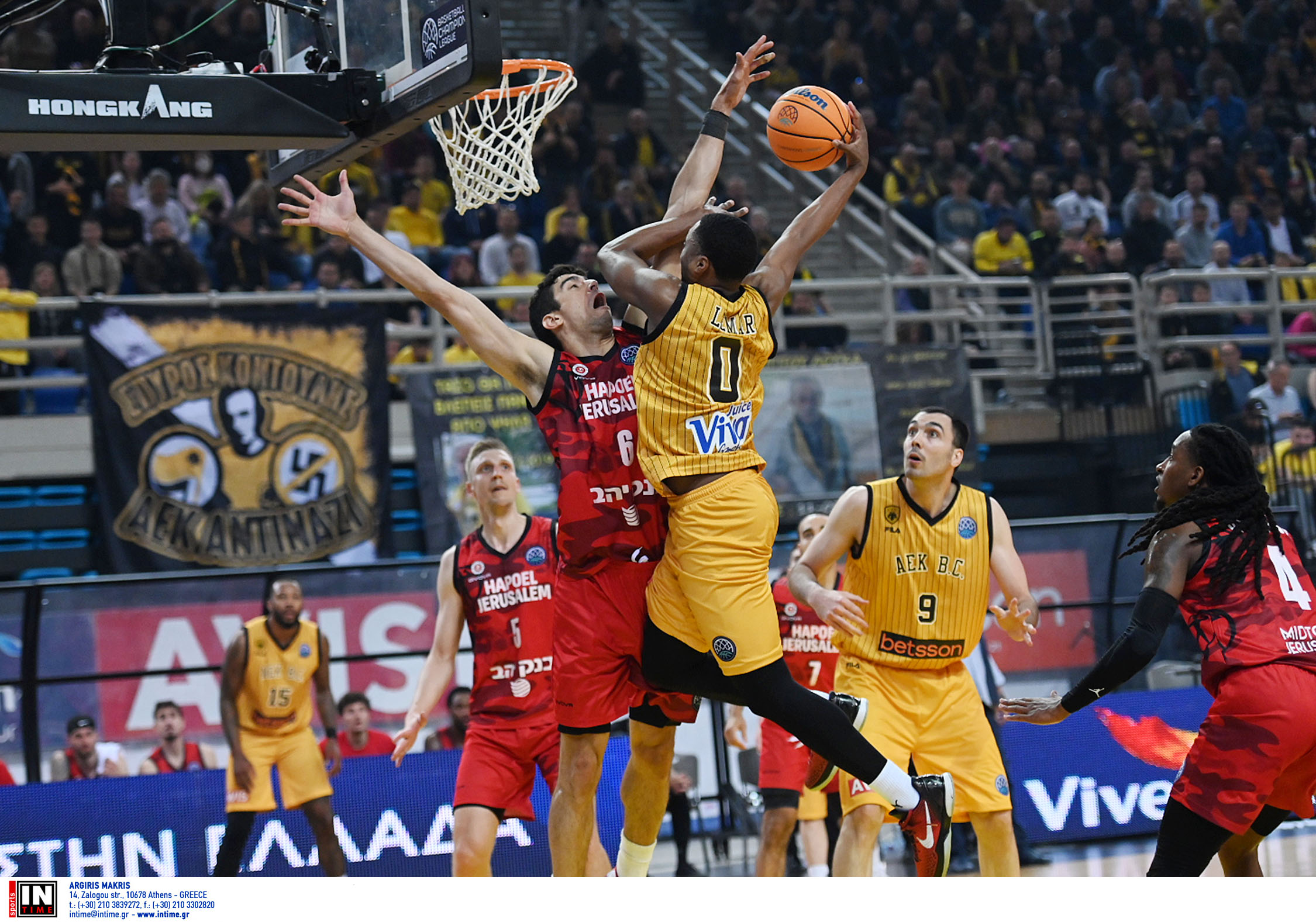 ΑΕΚ – Χάποελ Ιερουσαλήμ 94-78: Με επιβλητική νίκη, η Ένωση ισοφάρισε σε 1-1 τη σειρά στα προημιτελικά του Basketball Champions League