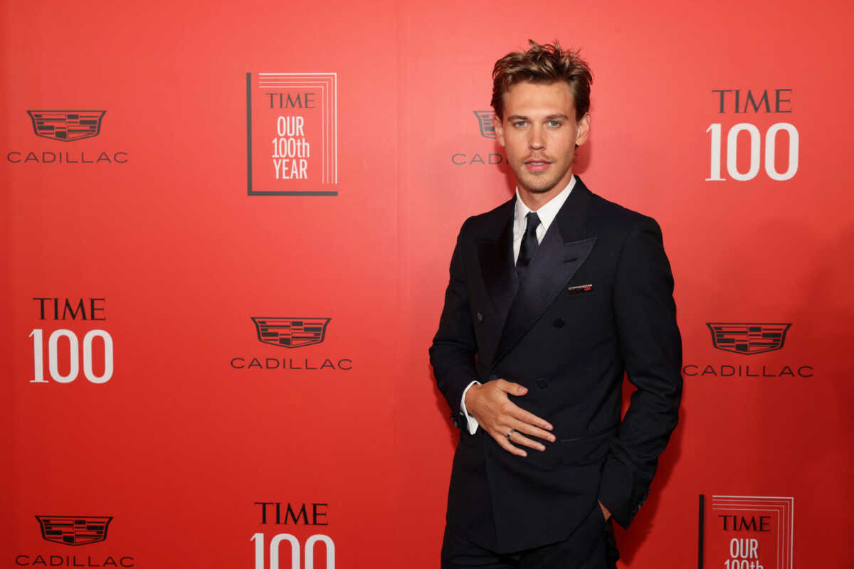 Austin Butler poses on the red carpet as he arrives for the Time Magazine 100 gala celebrating their list of the 100 Most Influential People in the world in New York City, New York, U.S., April 26, 2023. REUTERS