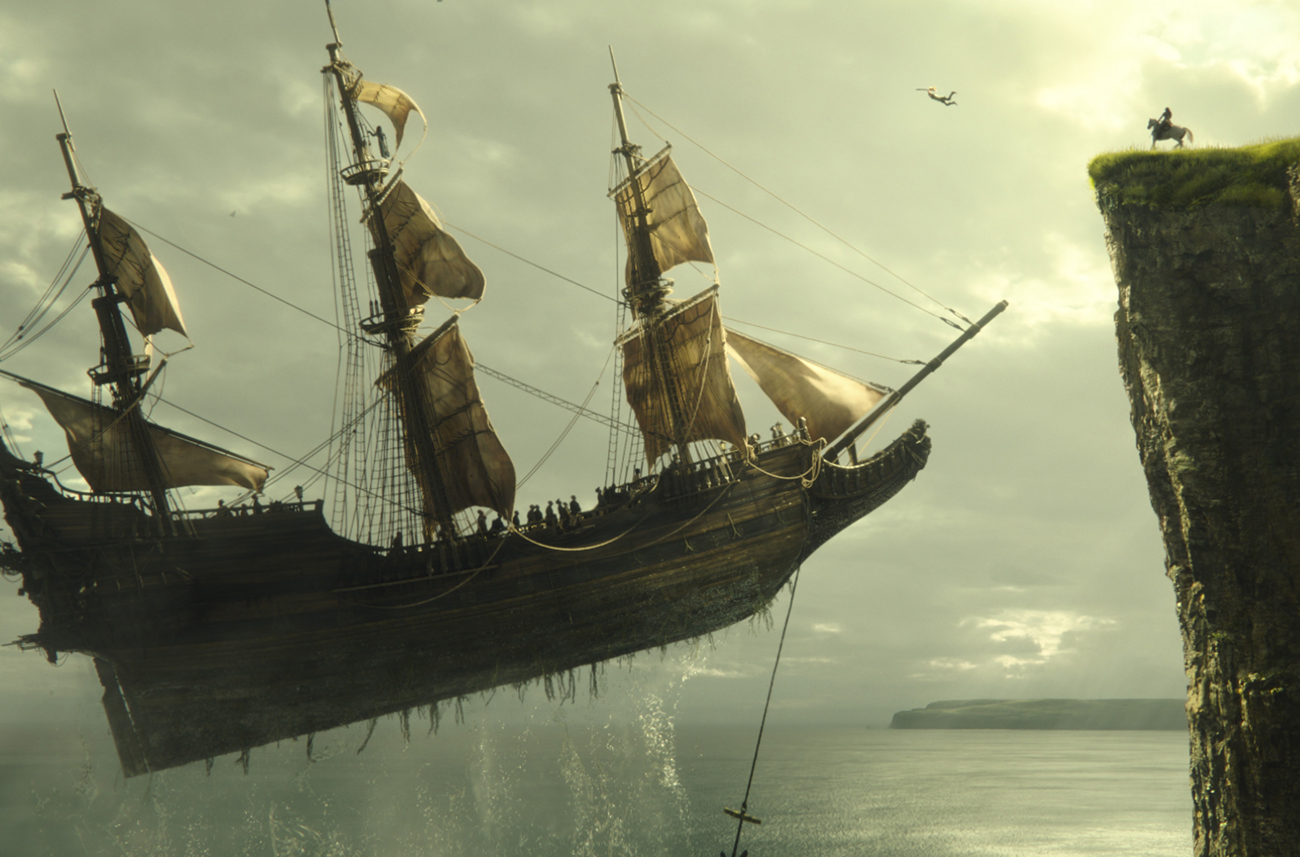 A scene still from Disney's live-action PETER PAN & WENDY, exclusively on Disney+. Photo courtesy of Disney. © 2023 Disney Enterprises, Inc. All Rights Reserved.