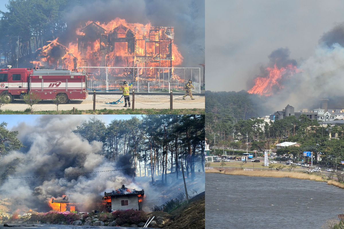 Νότια Κορέα: Μεγάλη πυρκαγιά σε παραθαλάσσια πόλη – Εντοπίστηκε πτώμα σε καμένο σπίτι