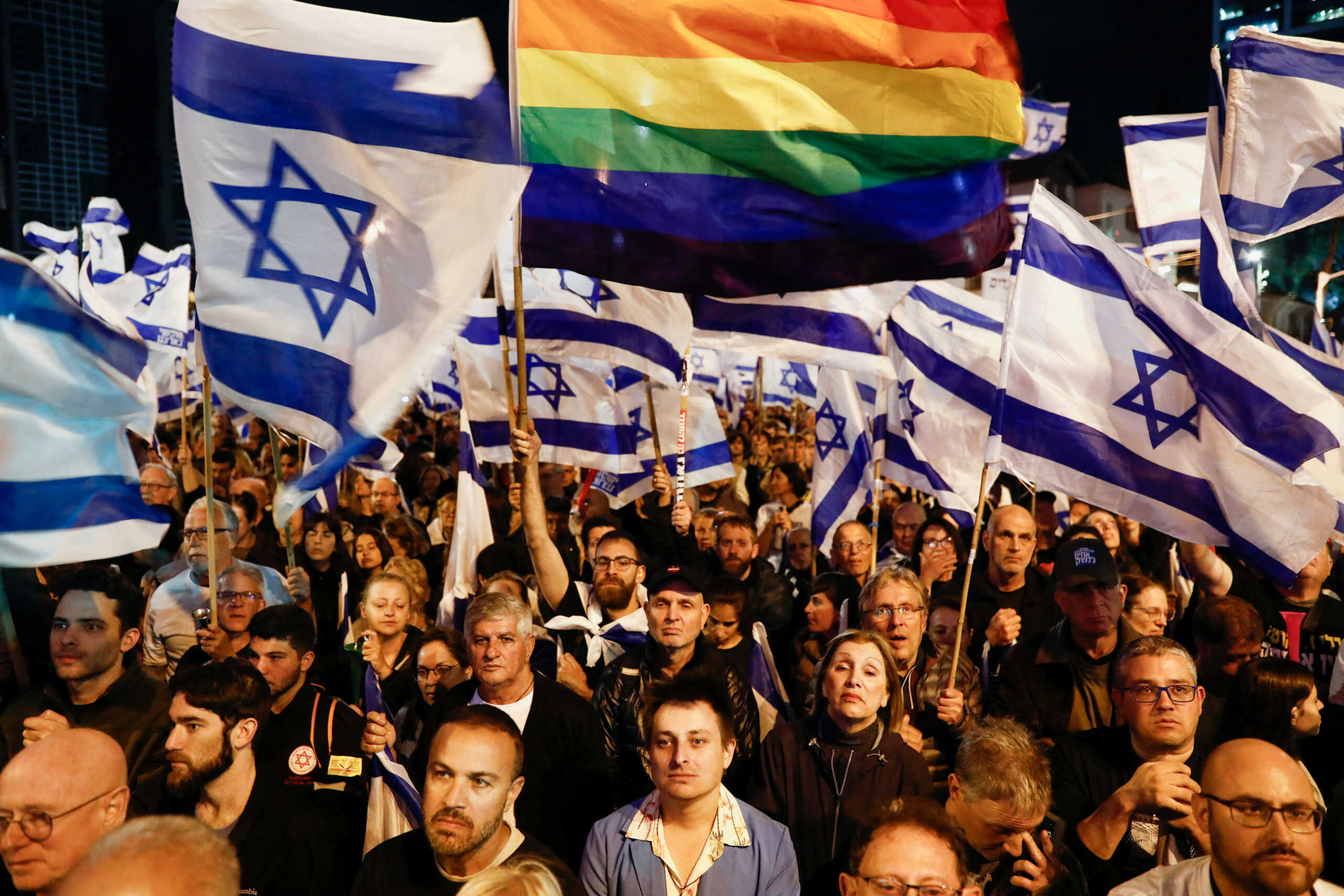 Ισραήλ: Δεκάδες χιλιάδες διαδηλωτές στους δρόμους κατά της μεταρρύθμισης Νετανιάχου στη Δικαιοσύνη