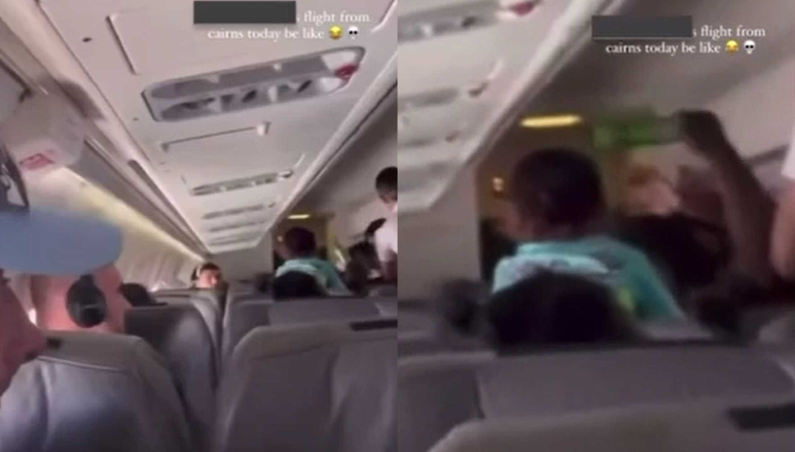 Αυστραλία: Στιγμές τρόμου εν πτήσει – Επιβάτες πλακώθηκαν και έσπασαν το τζάμι του αεροπλάνου –  Το βίντεο