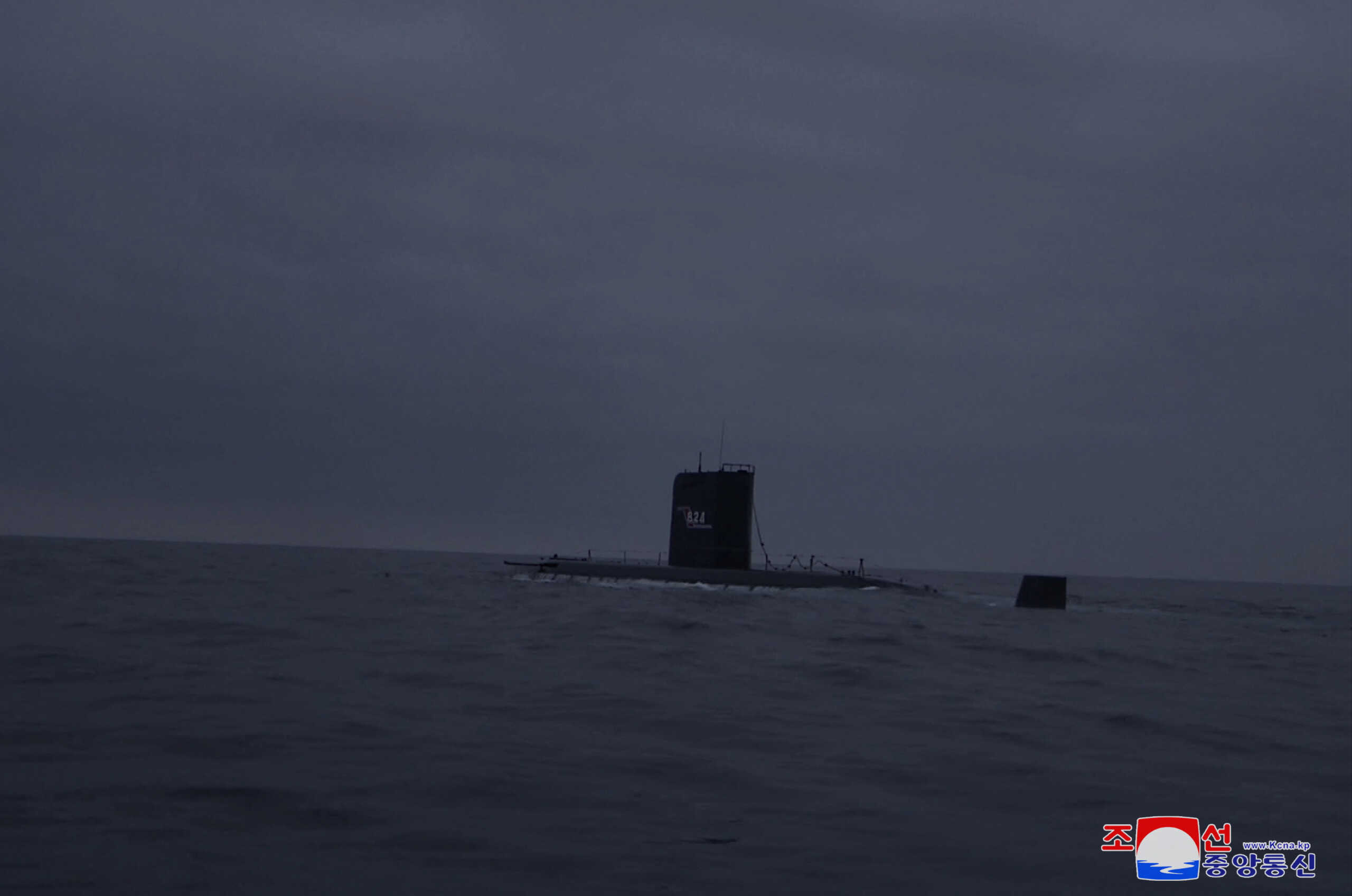 A general view of a submarine as North Korea fired two missiles striking an underwater target, according to state media, at an undisclosed location in North Korea March 12, 2023 in this photo released by North Korea's Korean Central News Agency (KCNA). KCNA via REUTERS    ATTENTION EDITORS - THIS IMAGE WAS PROVIDED BY A THIRD PARTY. REUTERS IS UNABLE TO INDEPENDENTLY VERIFY THIS IMAGE. NO THIRD PARTY SALES. SOUTH KOREA OUT. NO COMMERCIAL OR EDITORIAL SALES IN SOUTH KOREA.