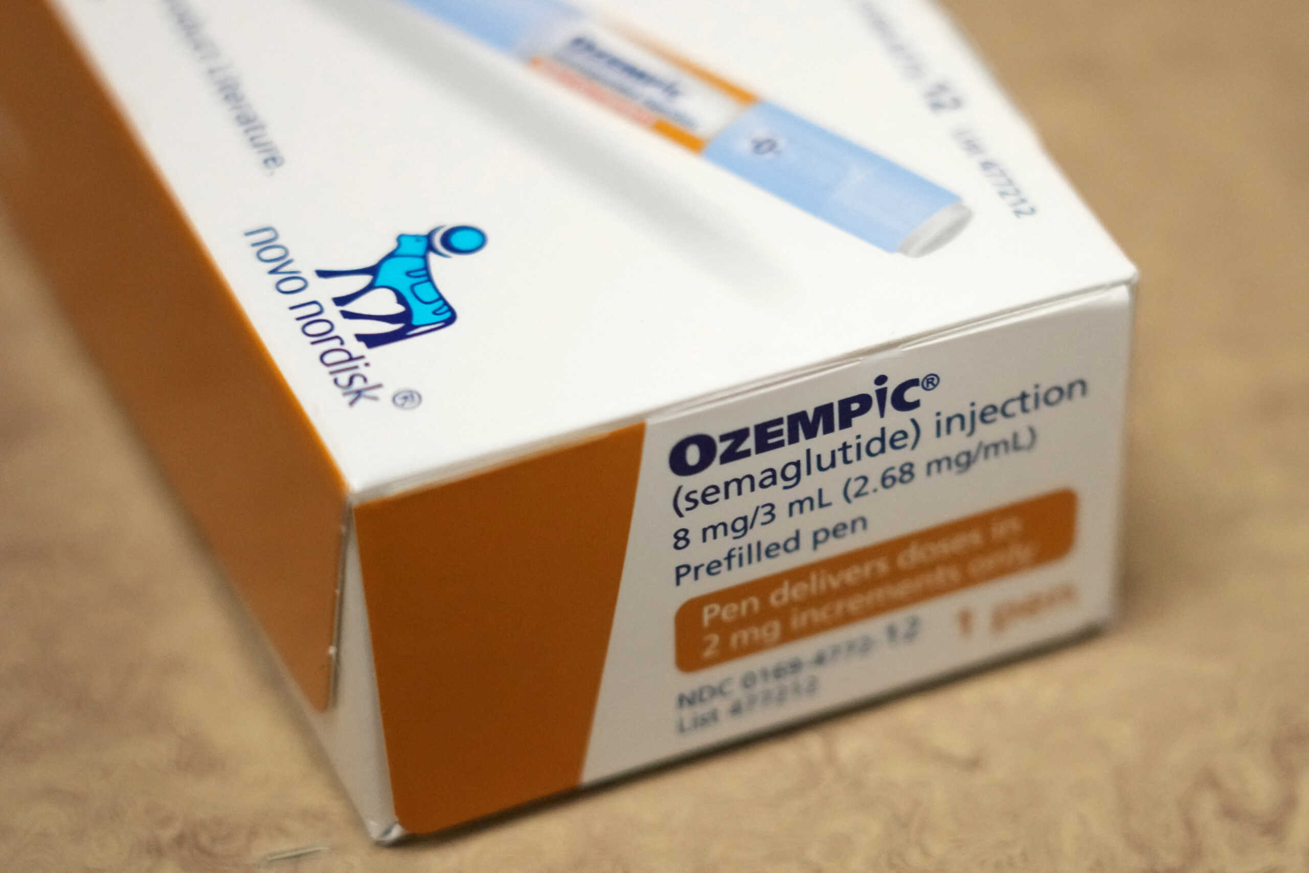 A box of Ozempic, a semaglutide injection drug used for treating type 2 diabetes and made by Novo Nordisk, is seen at a Rock Canyon Pharmacy in Provo, Utah, U.S. May 29, 2023. REUTERS