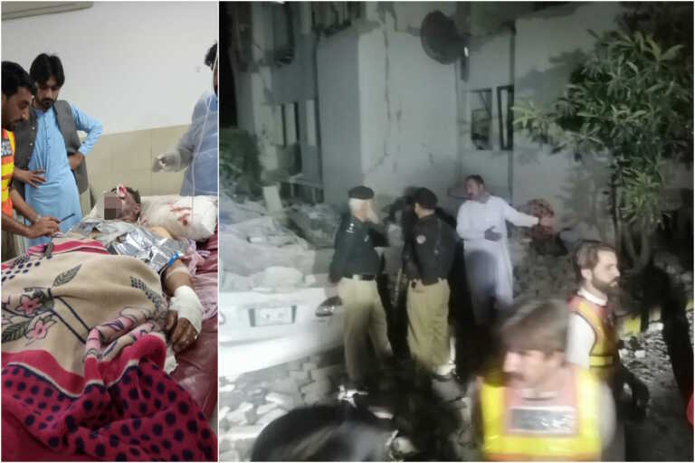 Εικόνες χάους στο Πακιστάν - 13 νεκροί και 50 τραυματίες από εκρήξεις στο κτήριο της αντιτρομοκρατικής